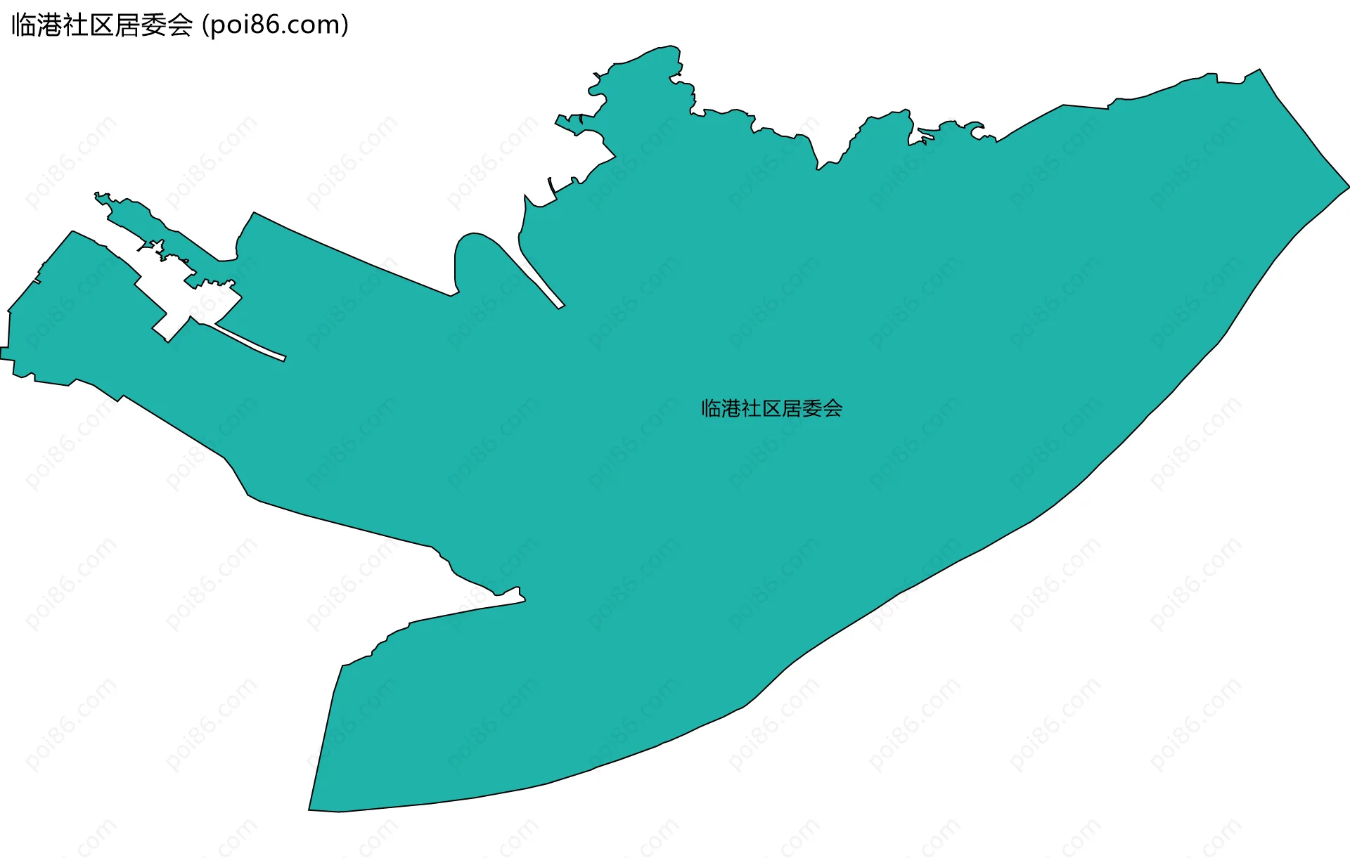 临港社区居委会边界地图