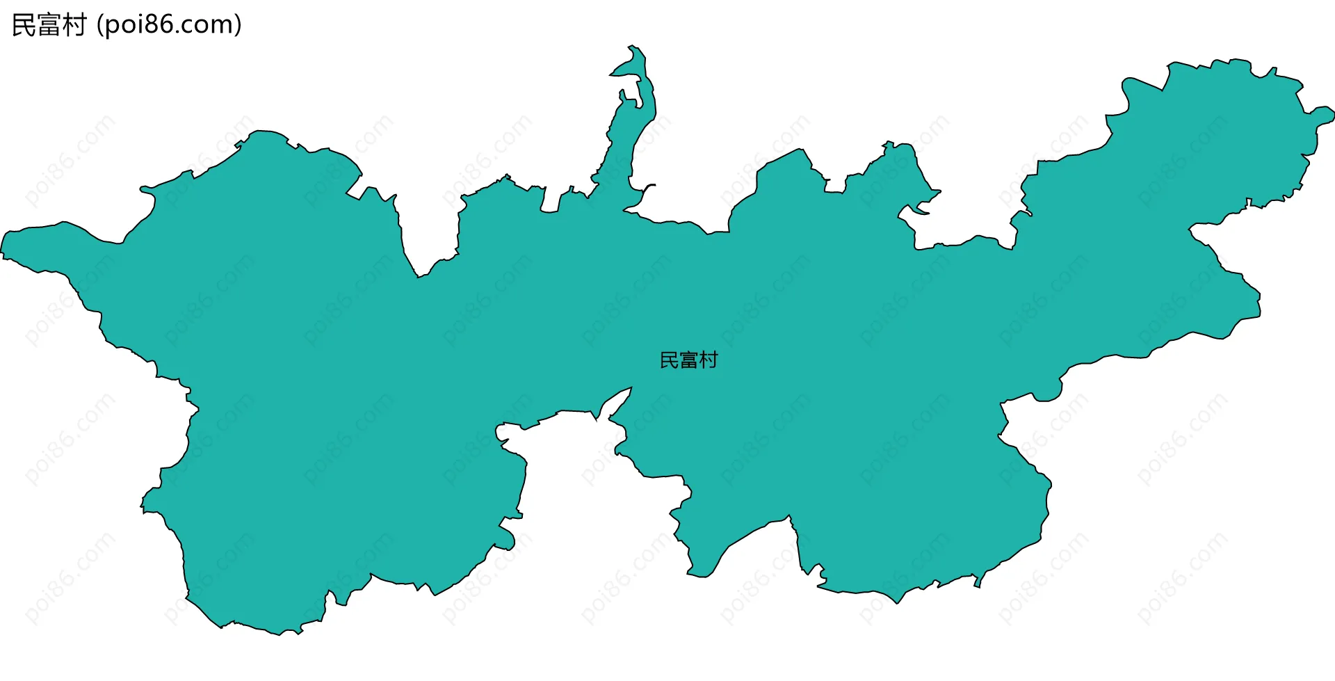 民富村边界地图