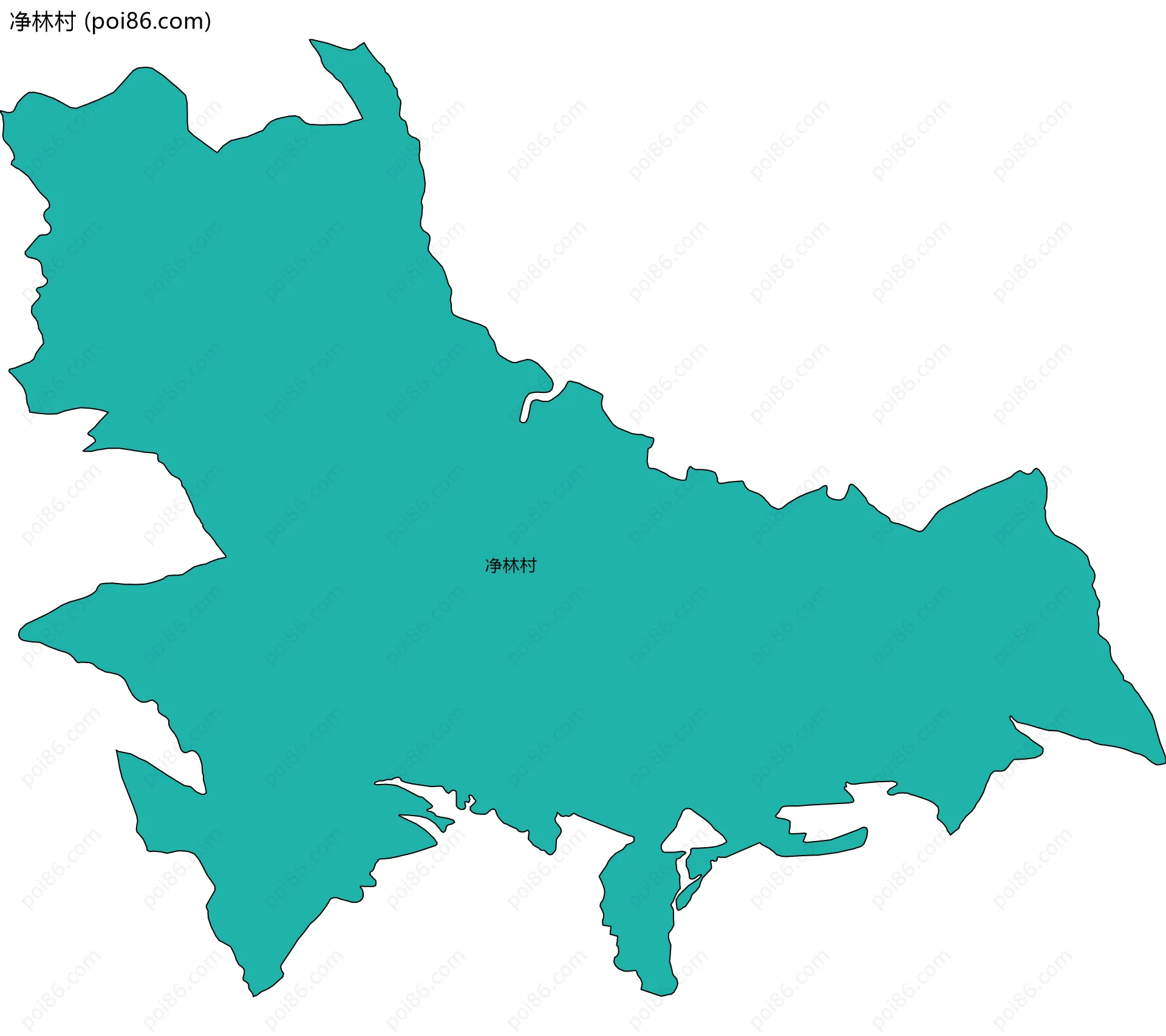 净林村边界地图