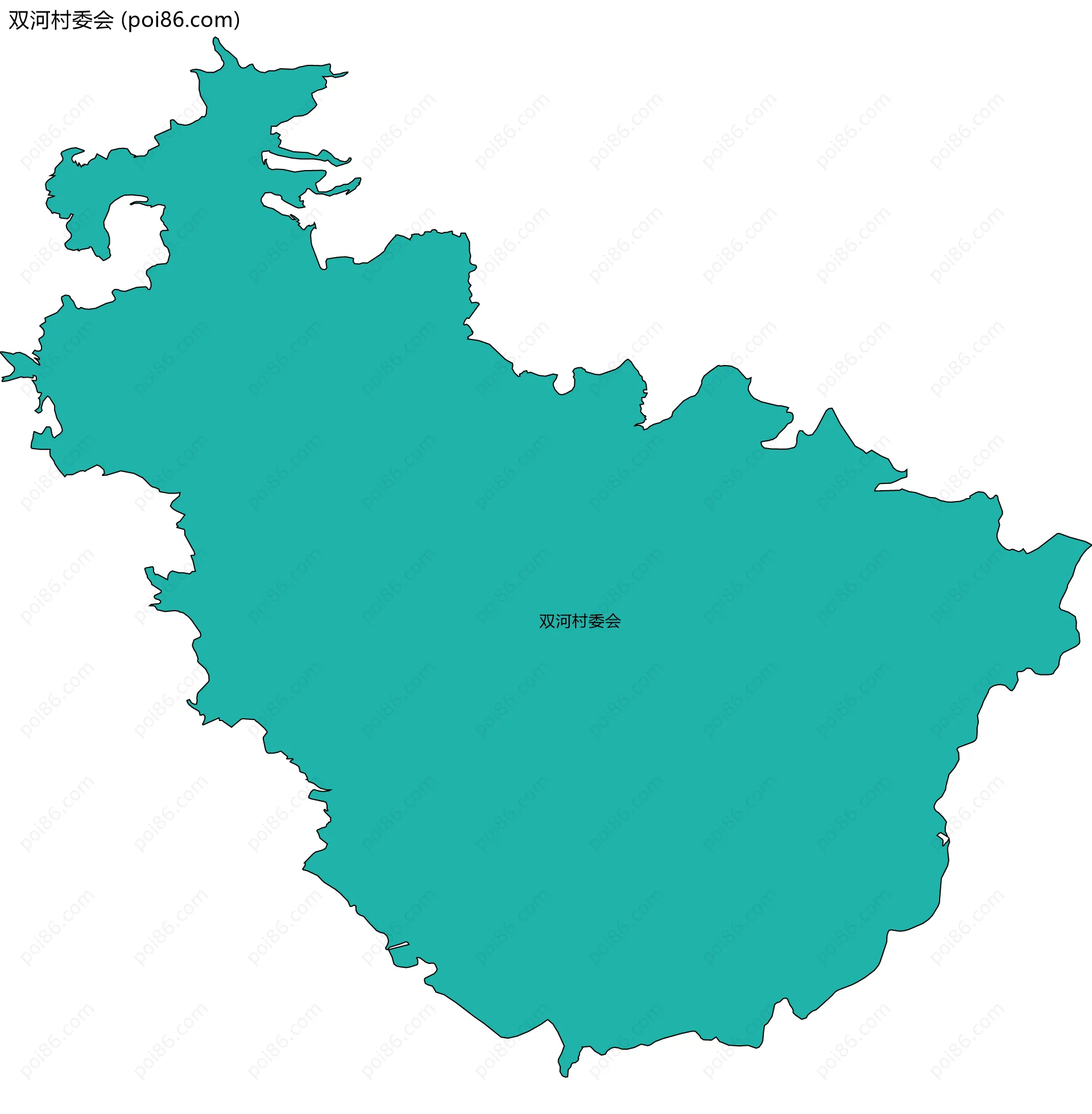 双河村委会边界地图