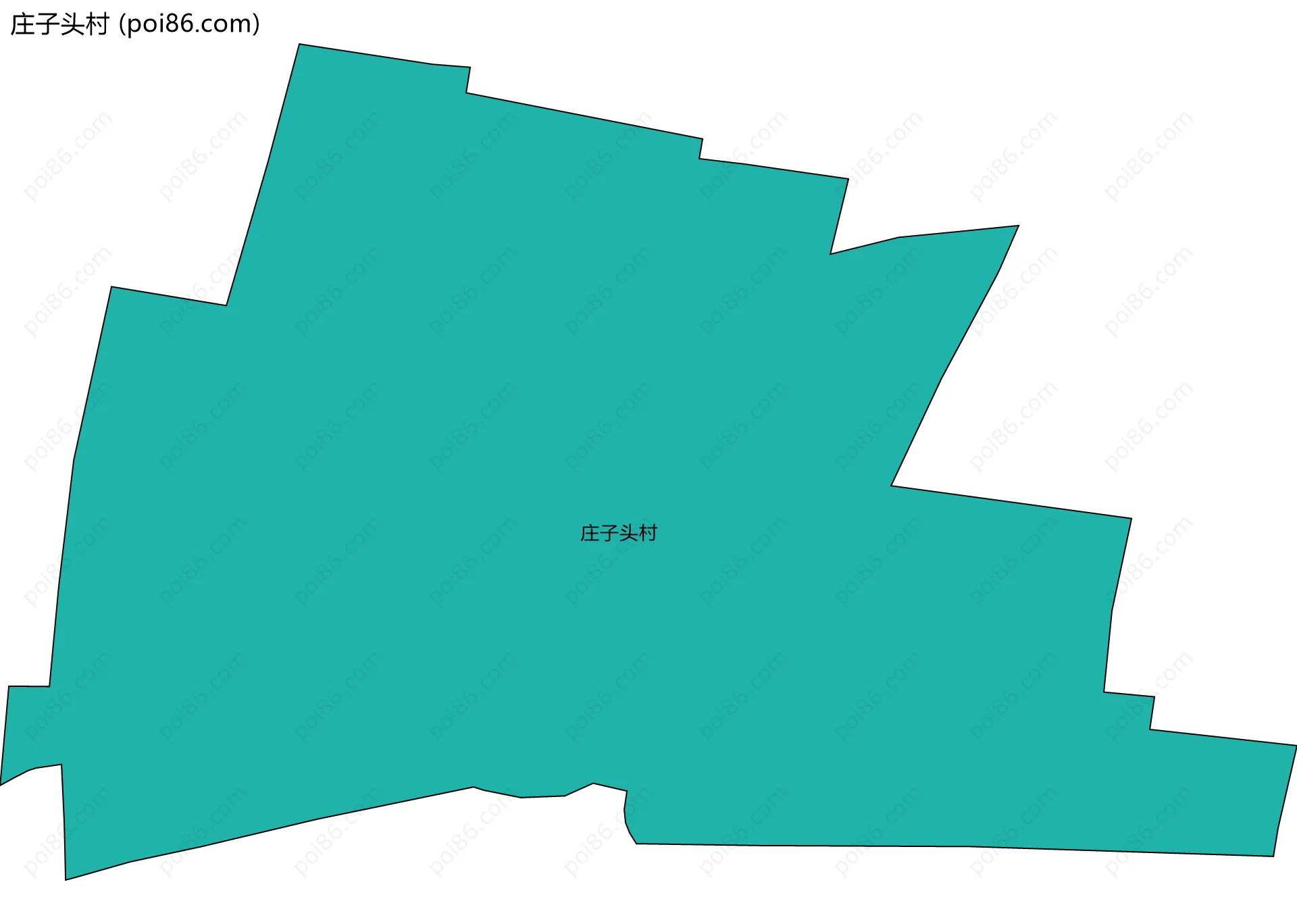 庄子头村边界地图