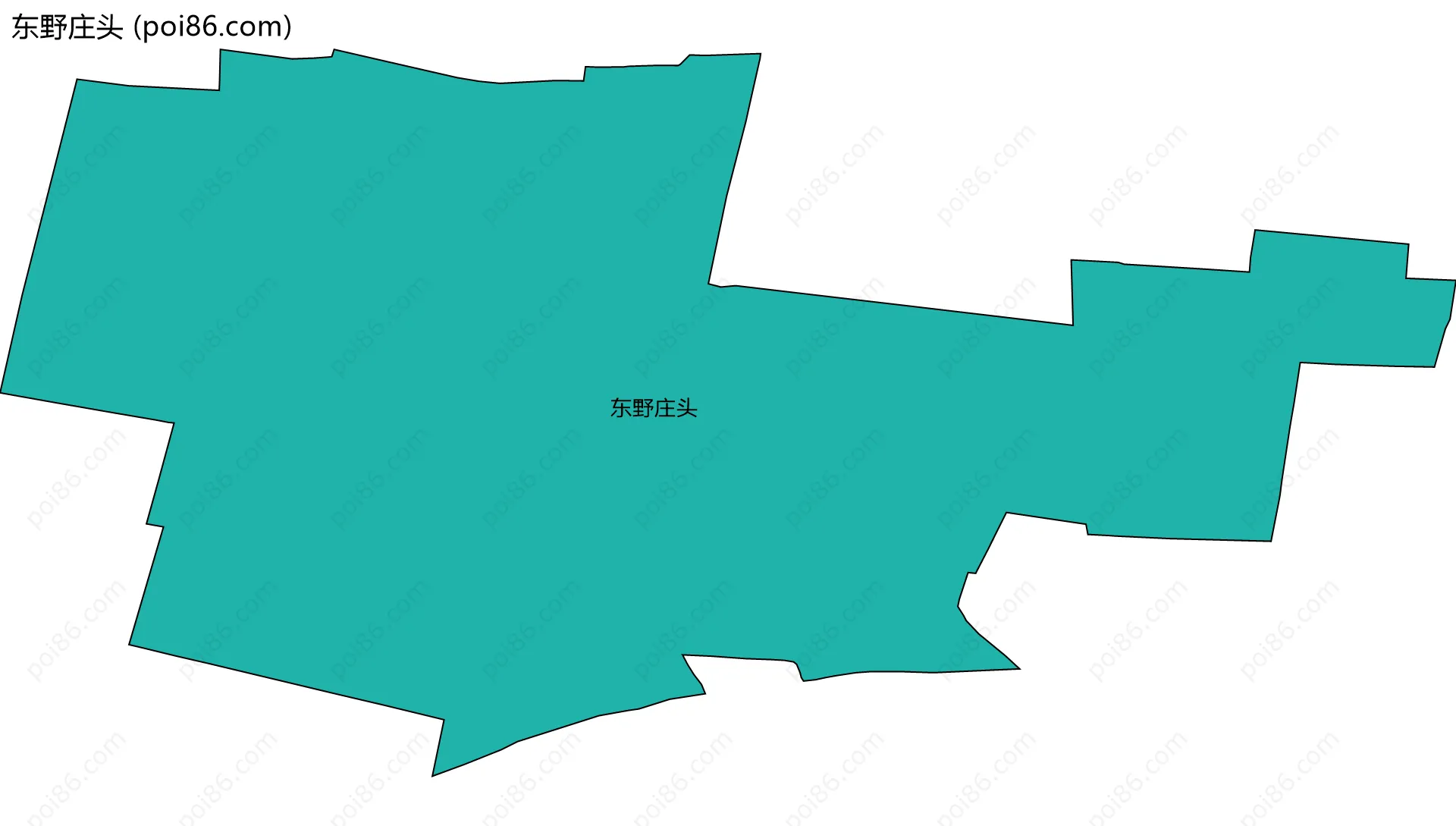 东野庄头边界地图