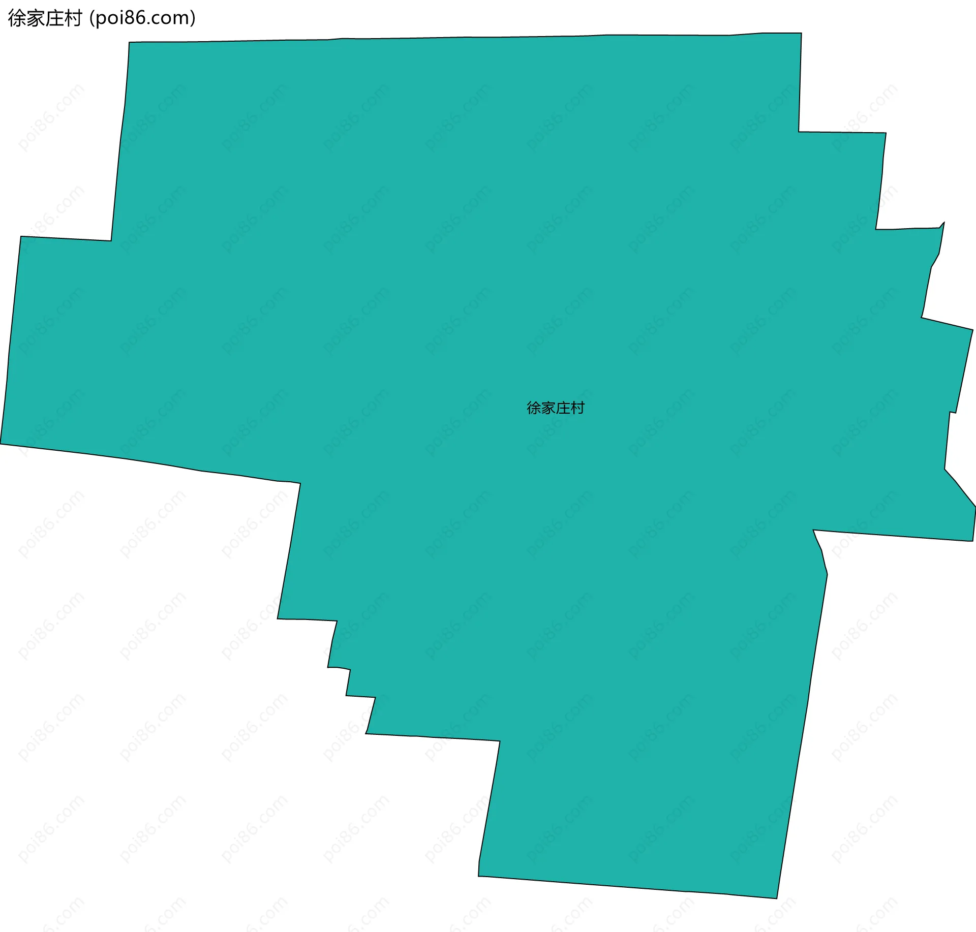 徐家庄村边界地图