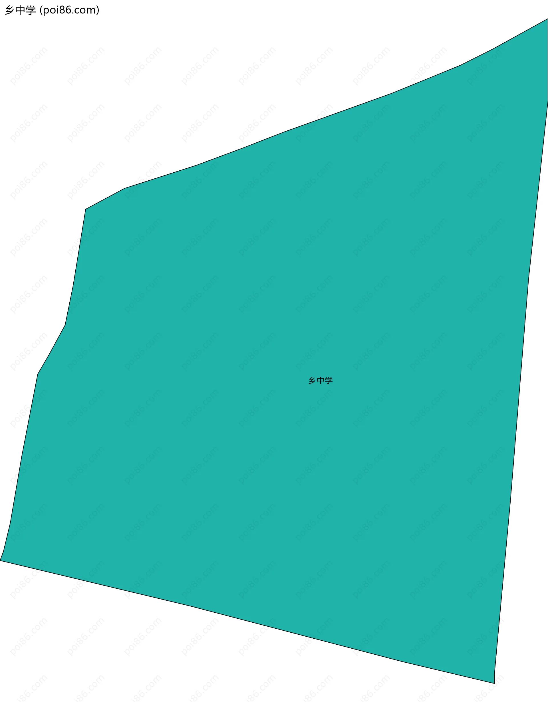 乡中学边界地图