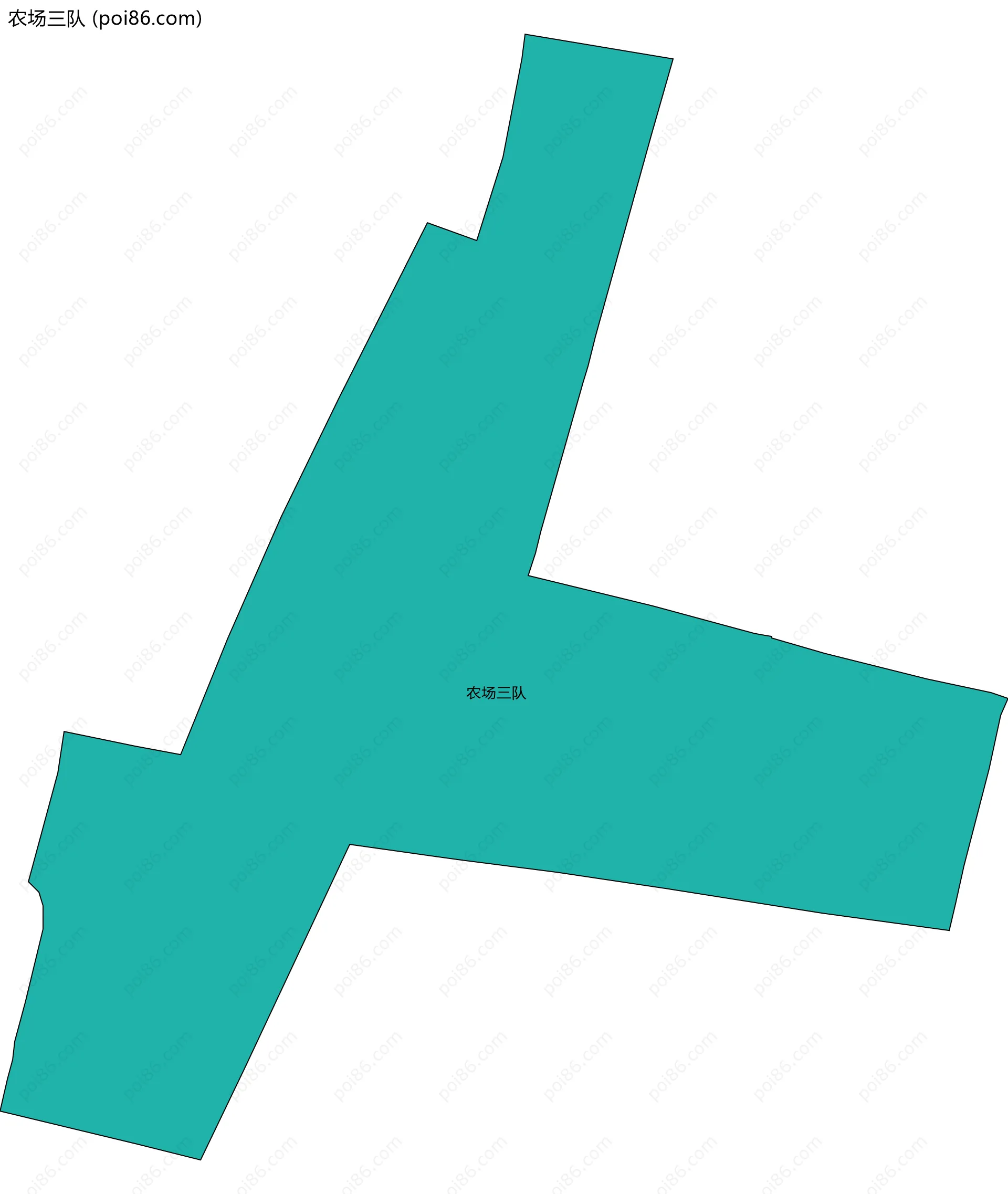 农场三队边界地图