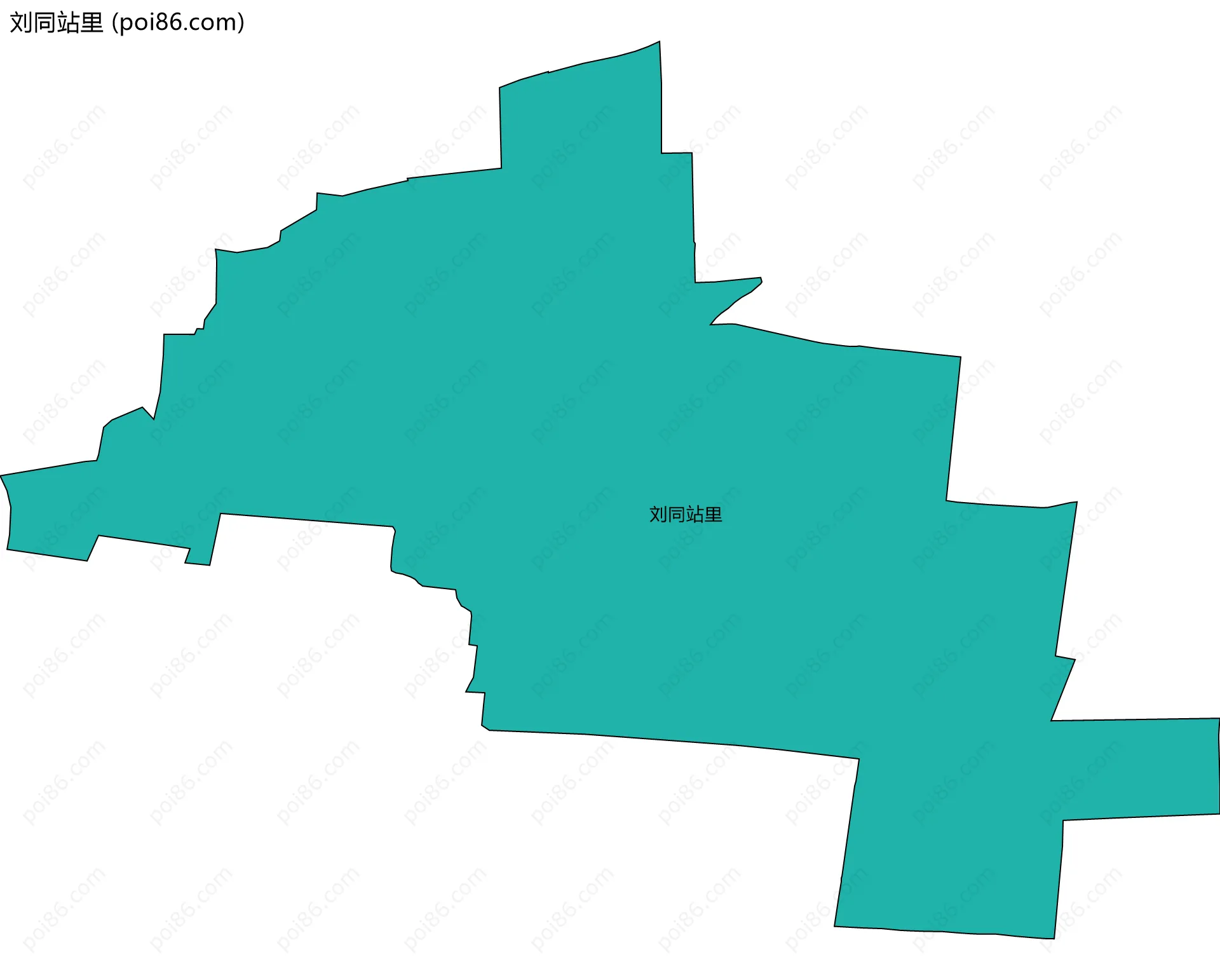 刘同站里边界地图