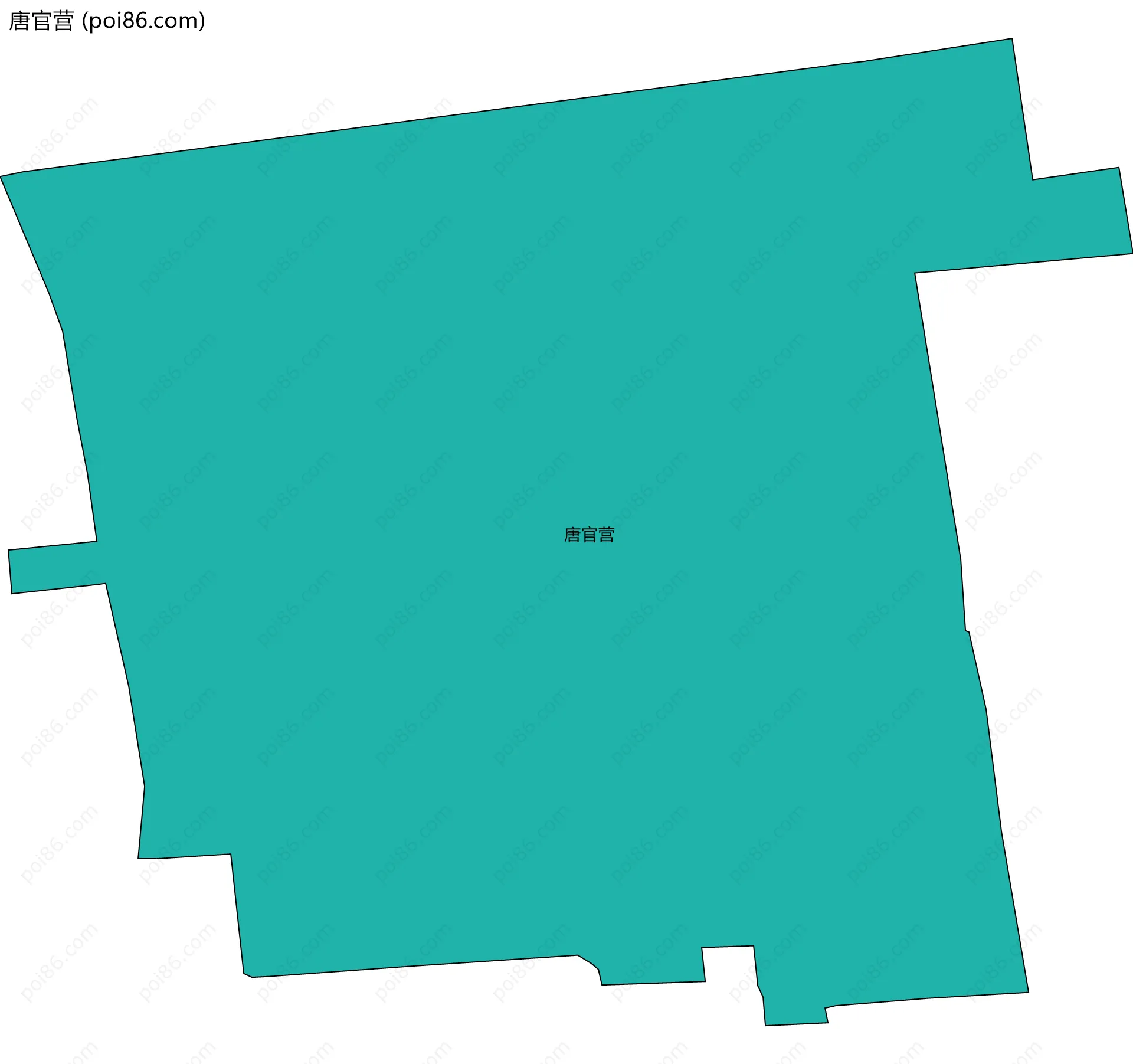 唐官营边界地图