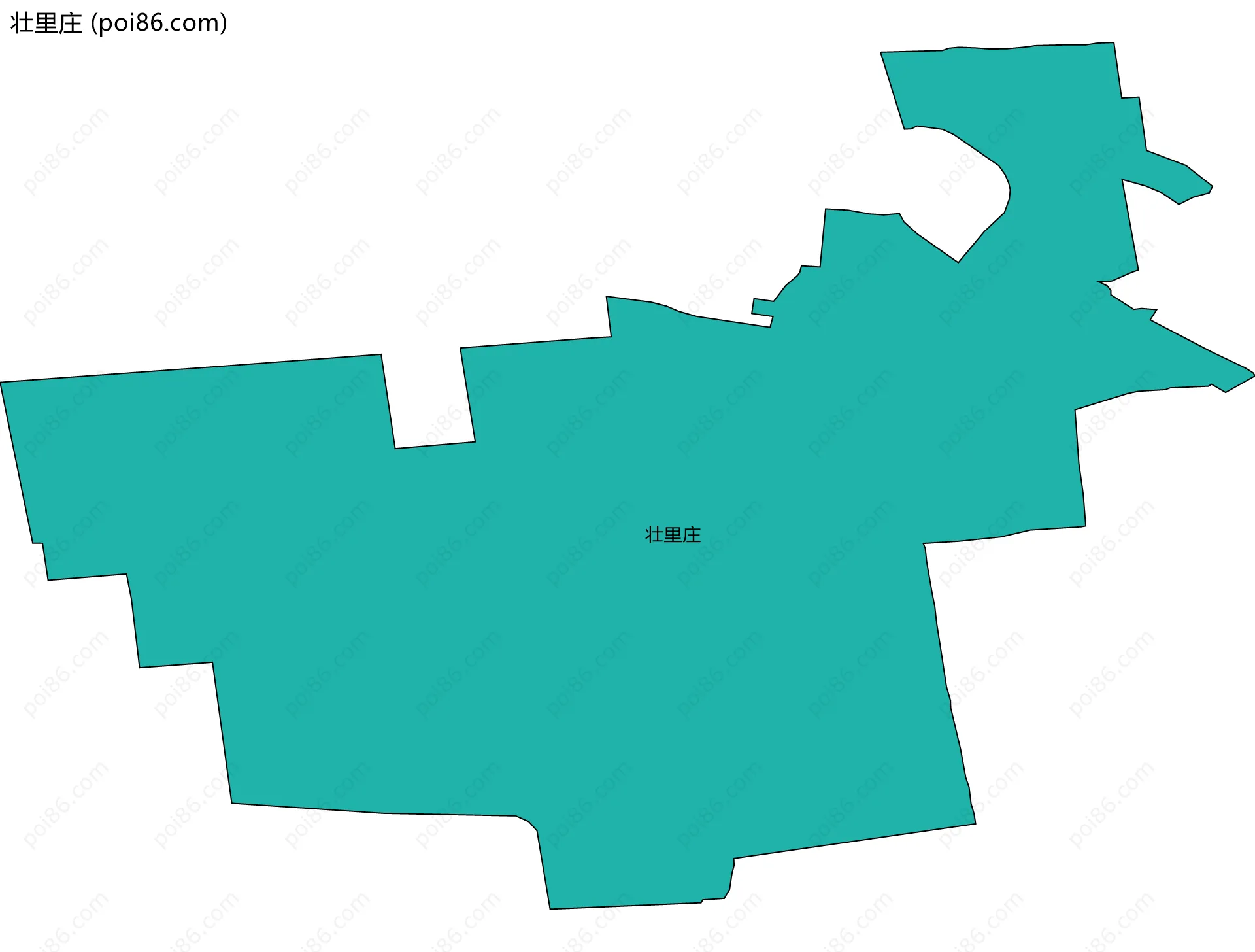 壮里庄边界地图