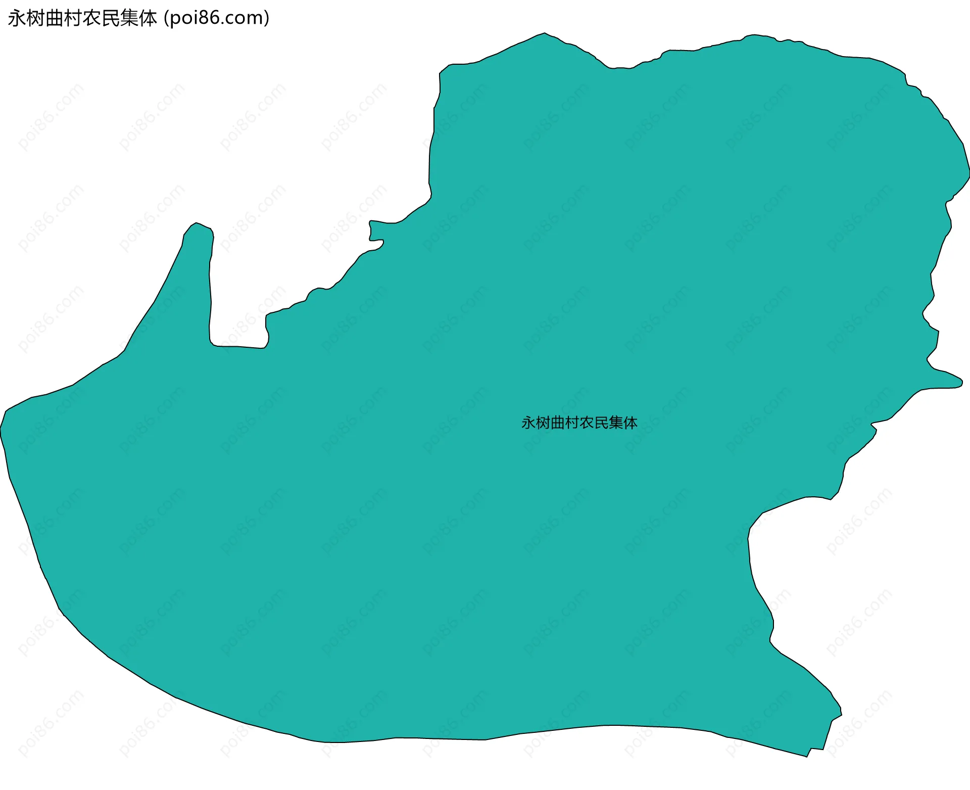 永树曲村农民集体边界地图