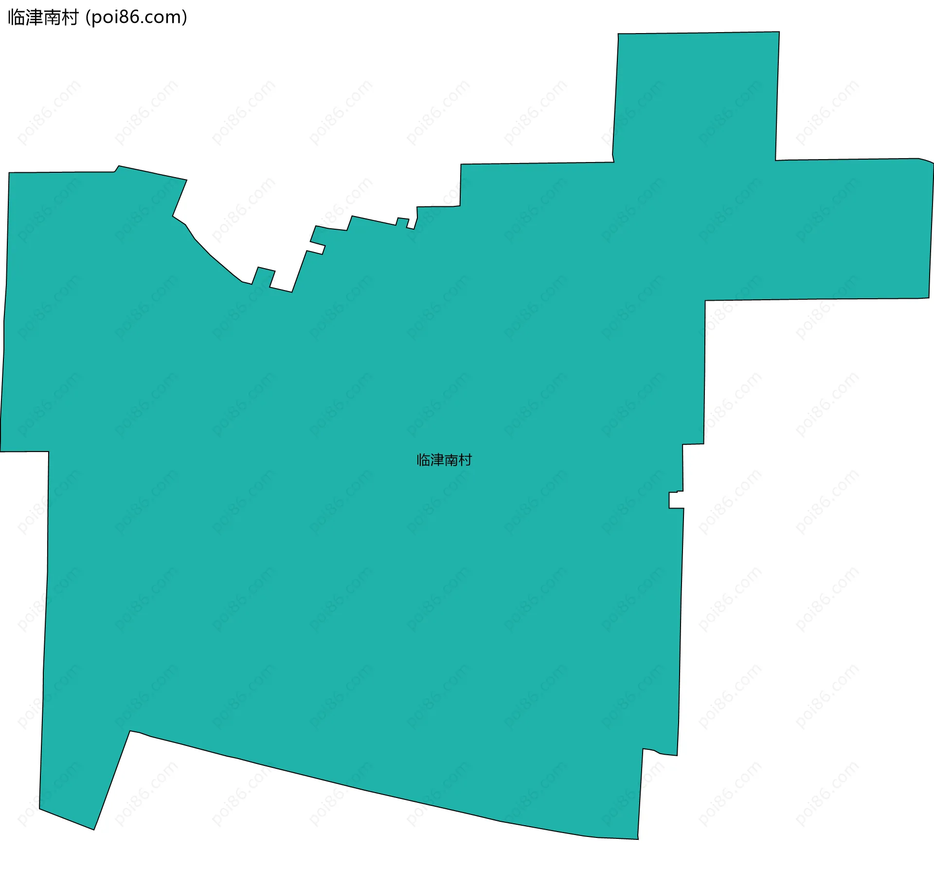 临津南村边界地图