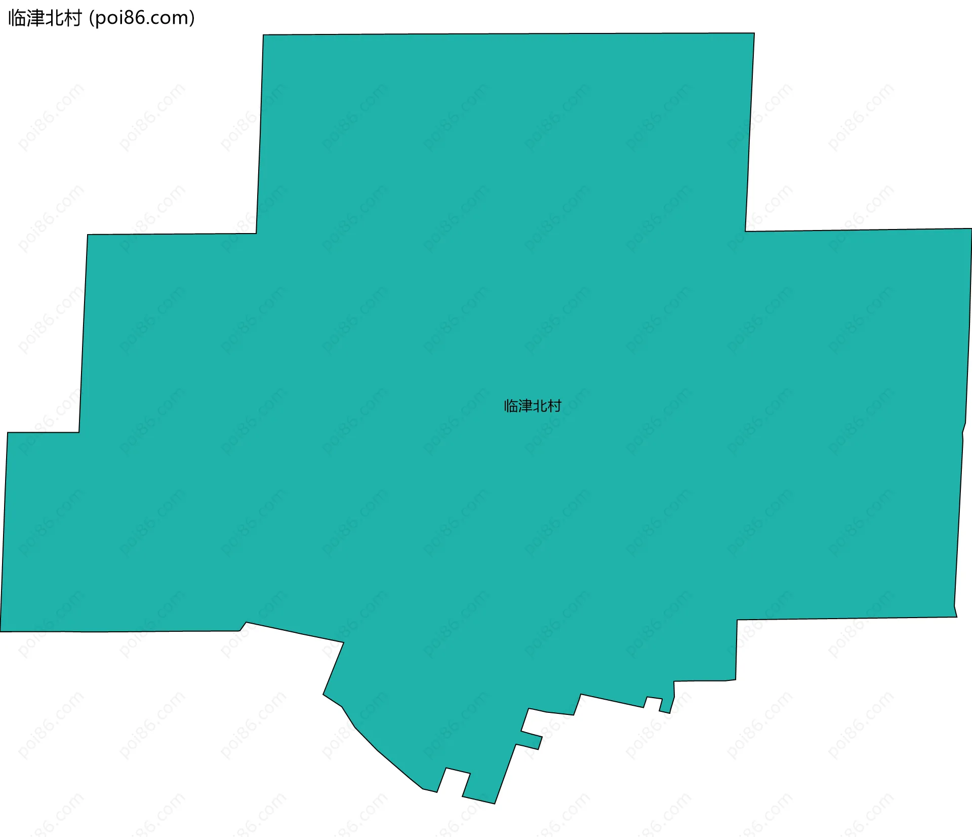 临津北村边界地图