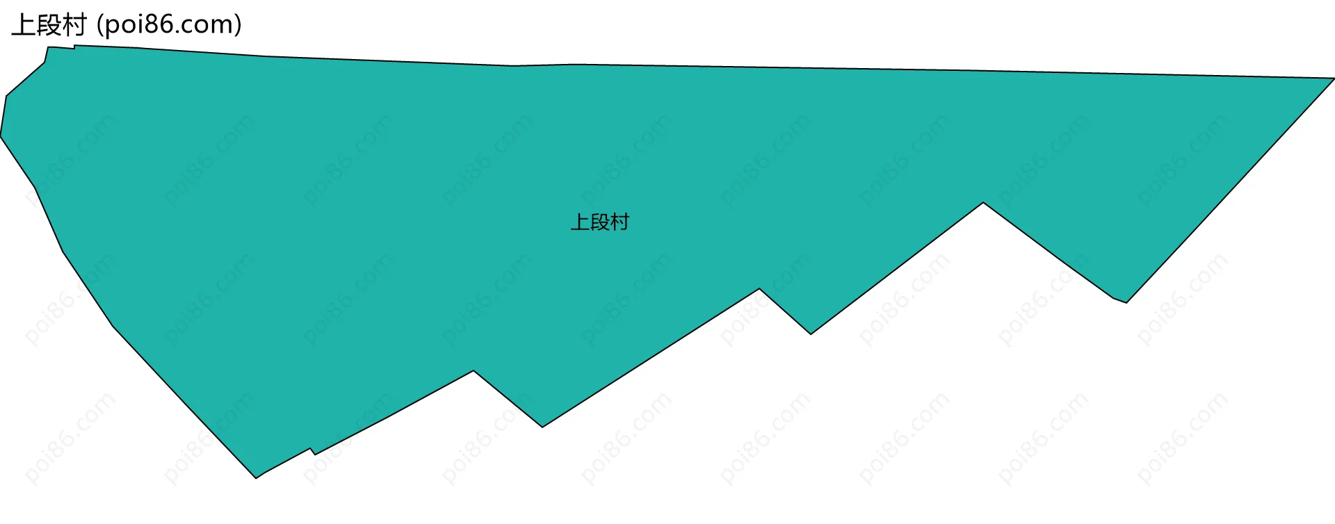 上段村边界地图