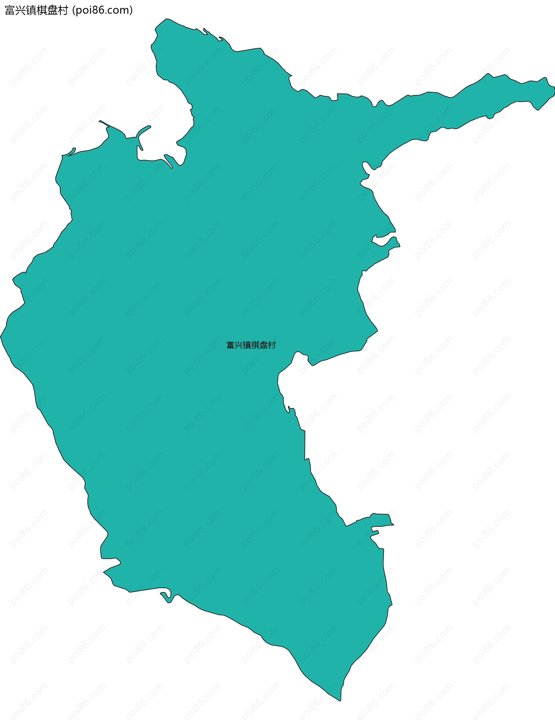 富兴镇棋盘村边界地图