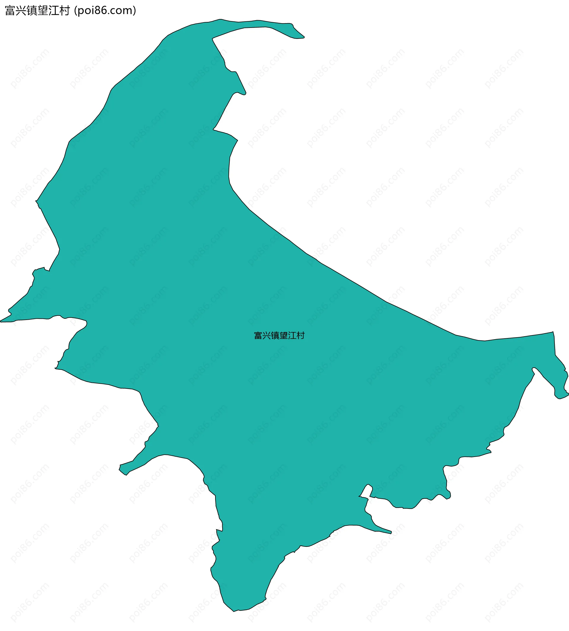 富兴镇望江村边界地图