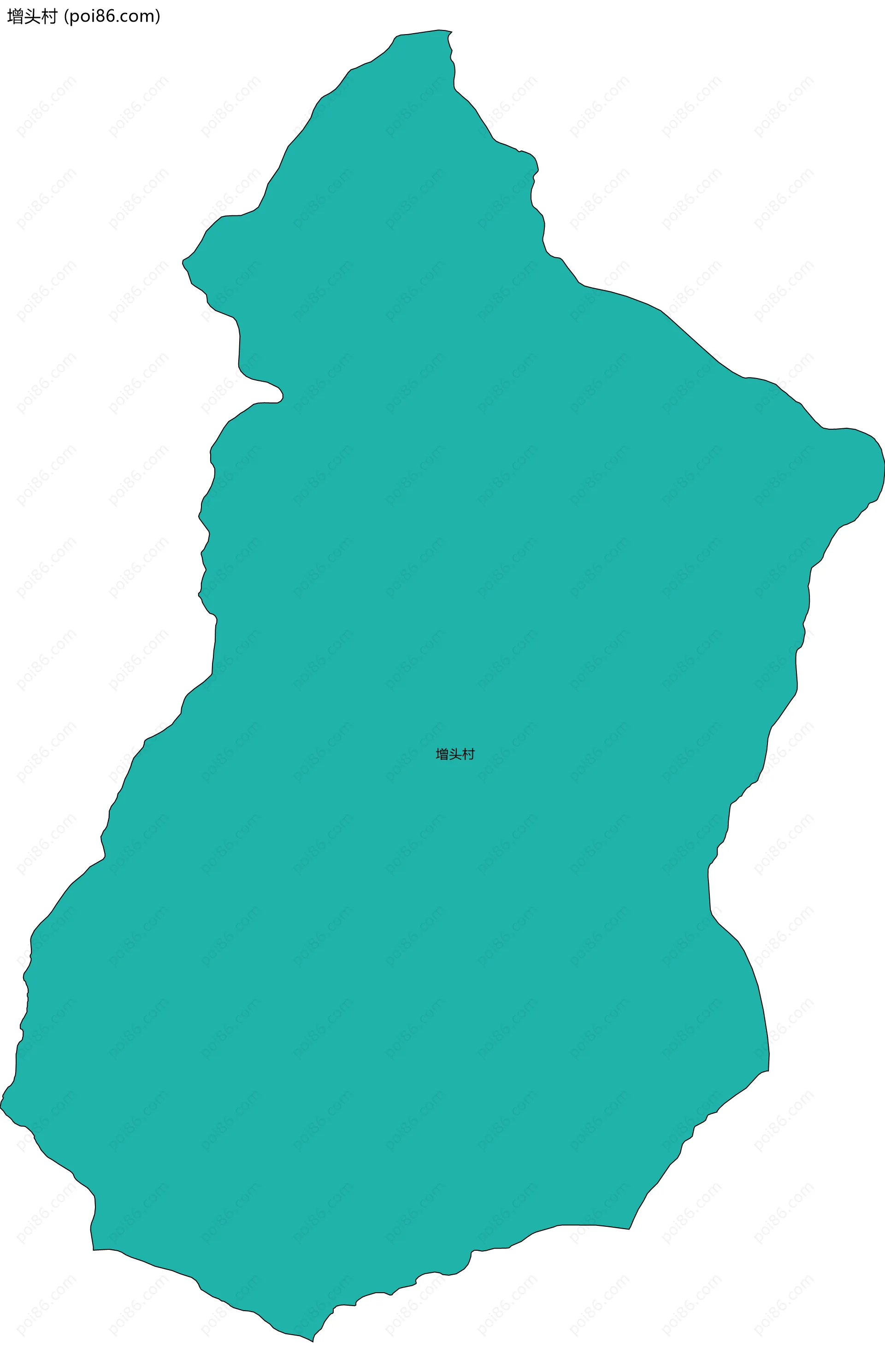 增头村边界地图