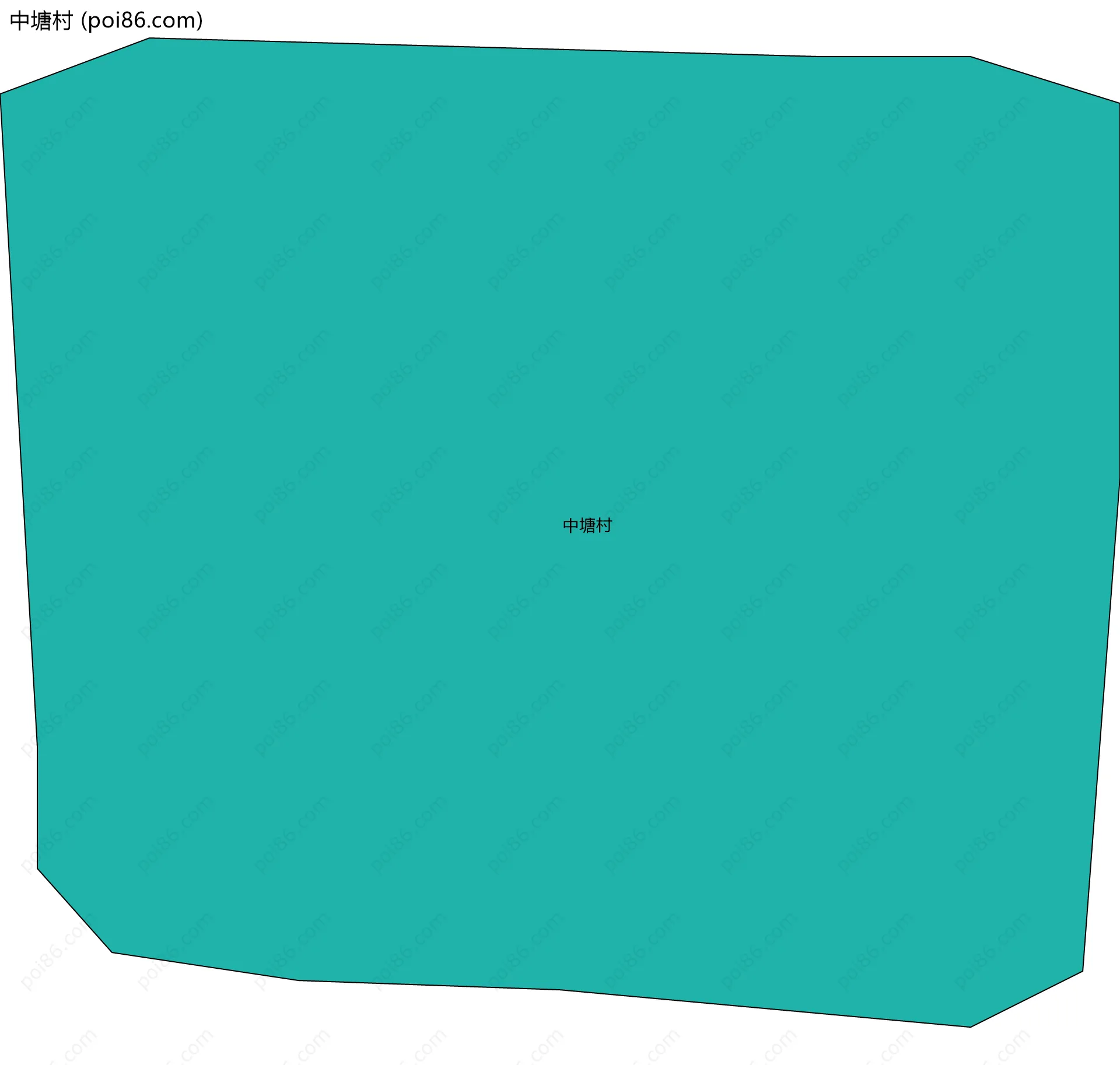 中塘村边界地图