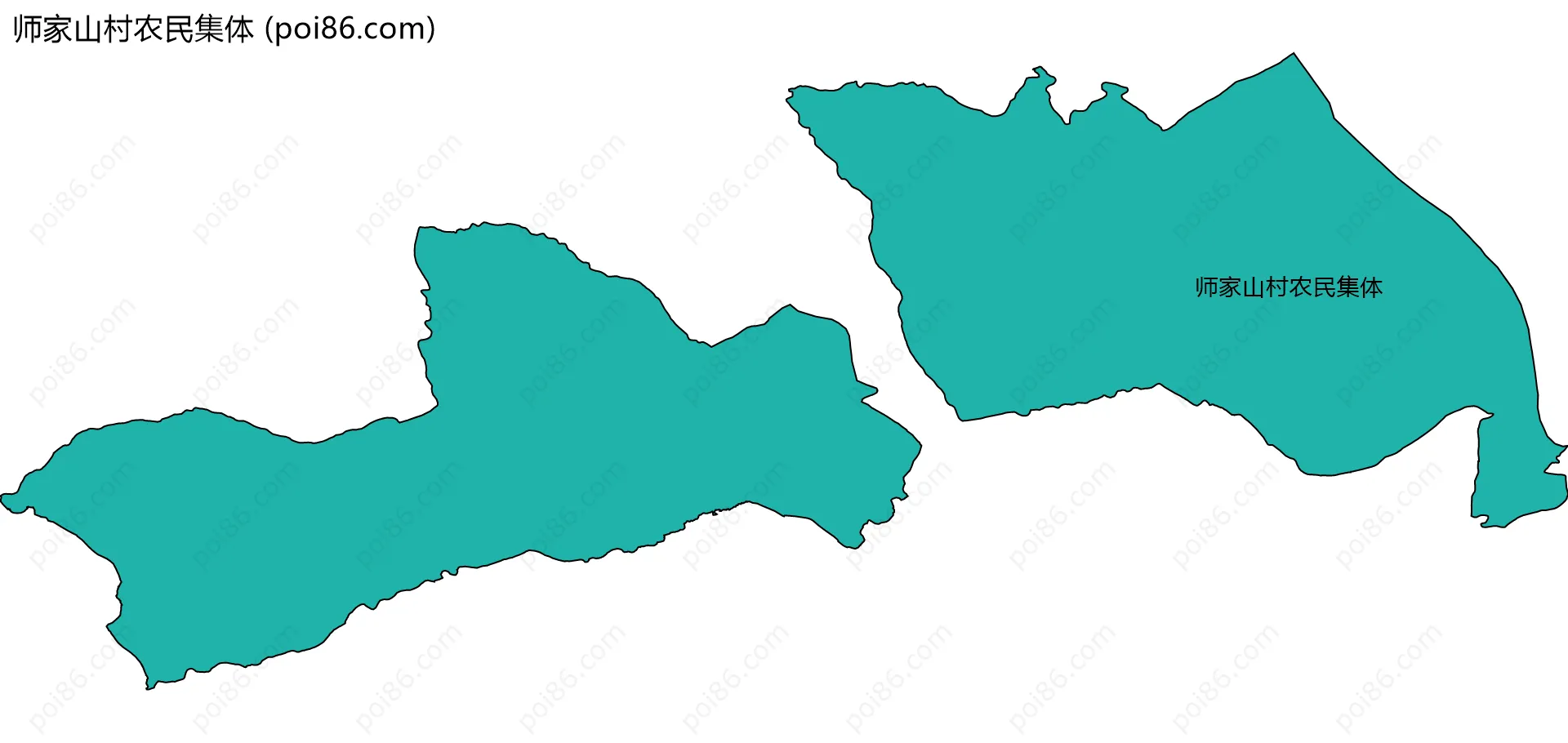 师家山村农民集体边界地图