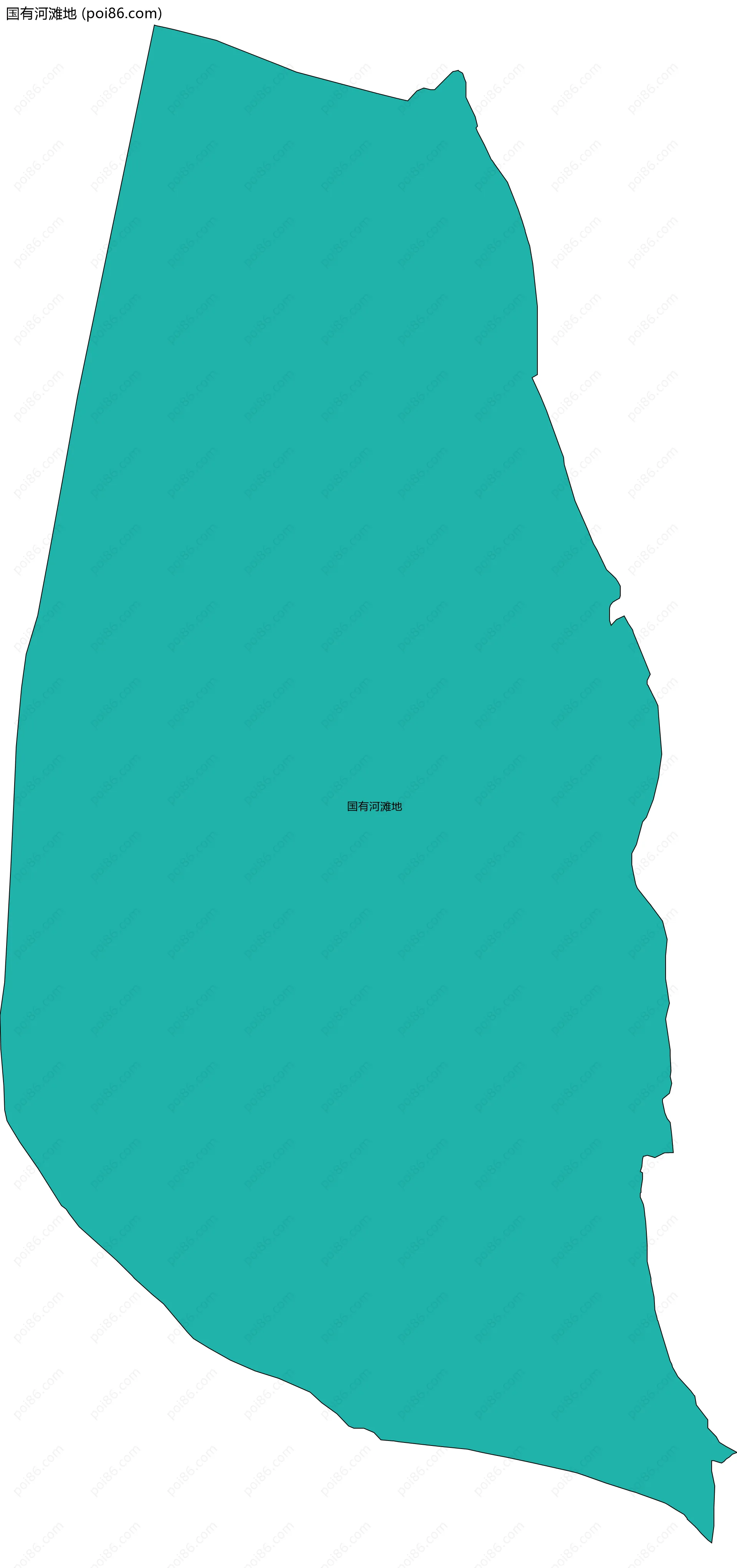 国有河滩地边界地图