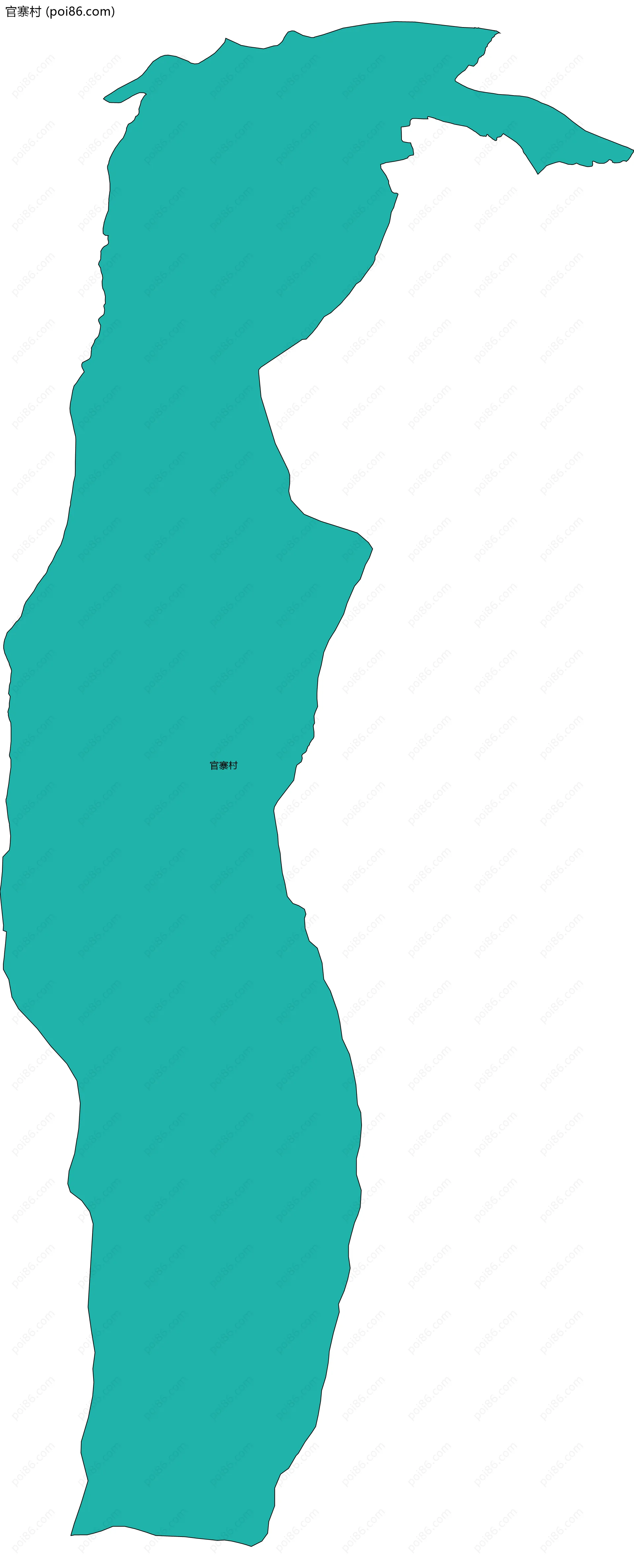 官寨村边界地图