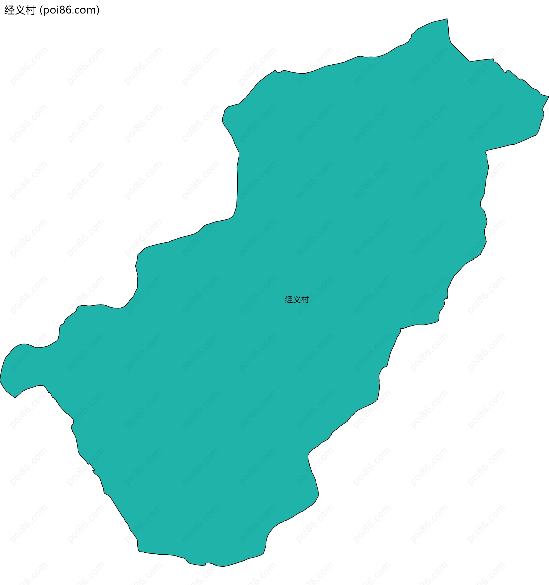经义村边界地图