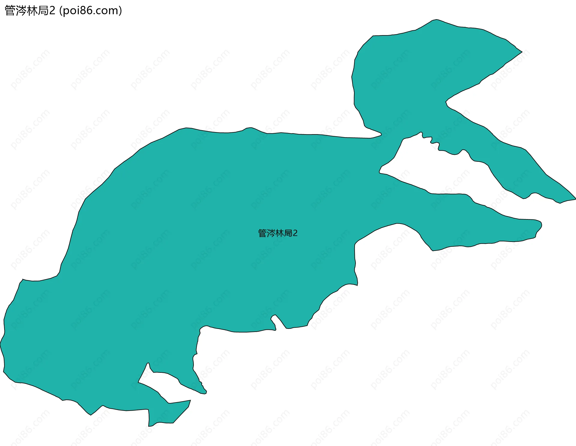 管涔林局2边界地图