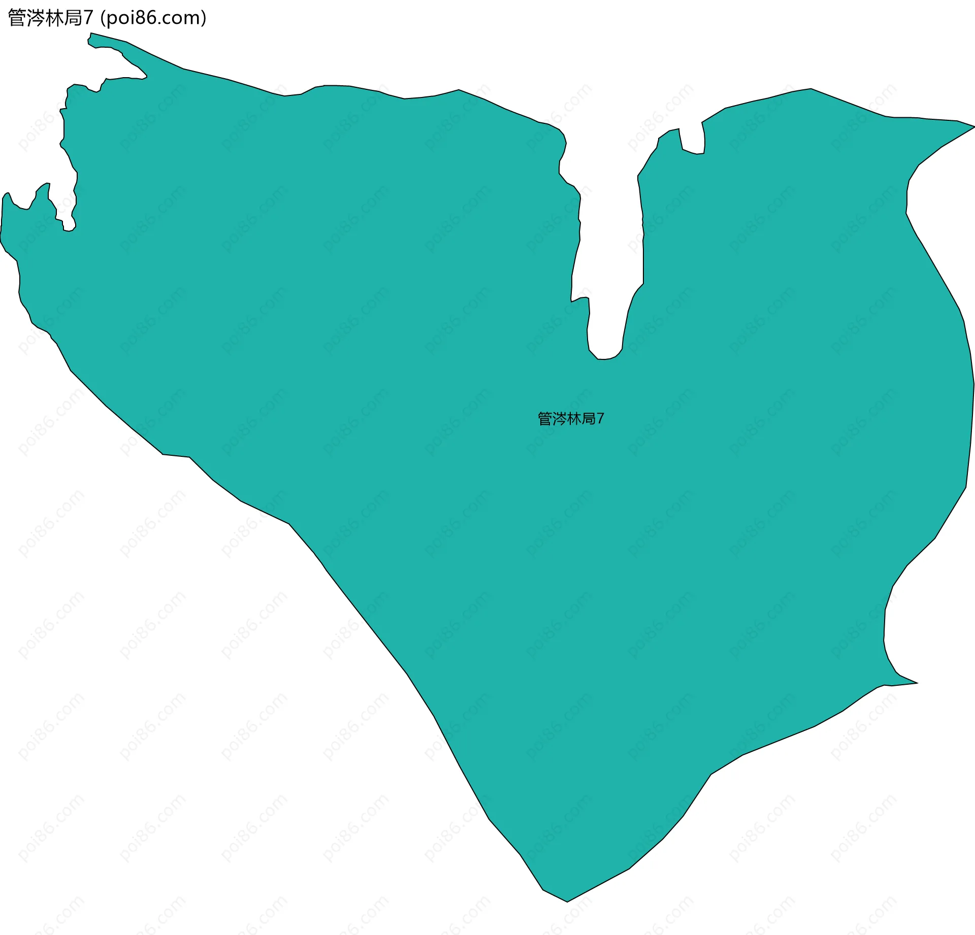 管涔林局7边界地图