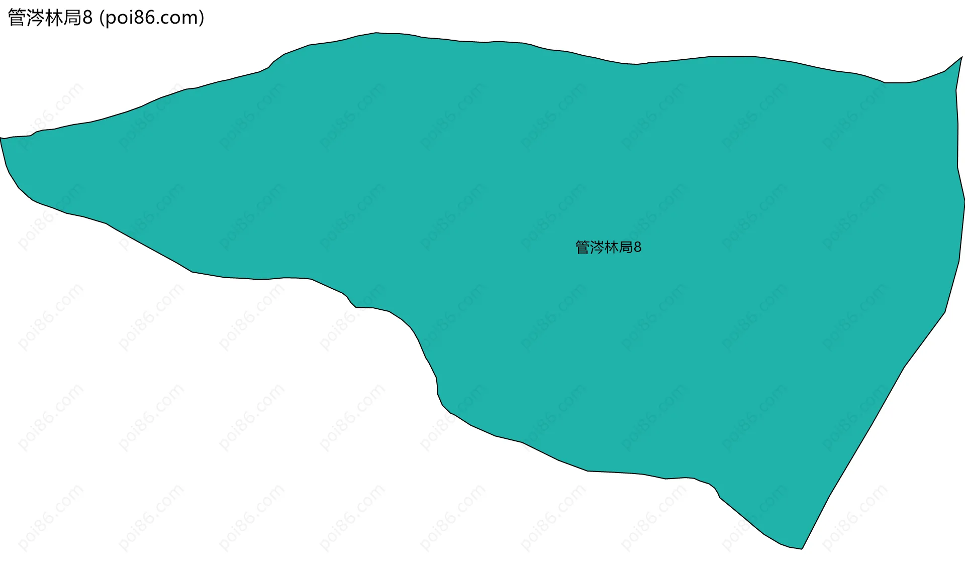 管涔林局8边界地图