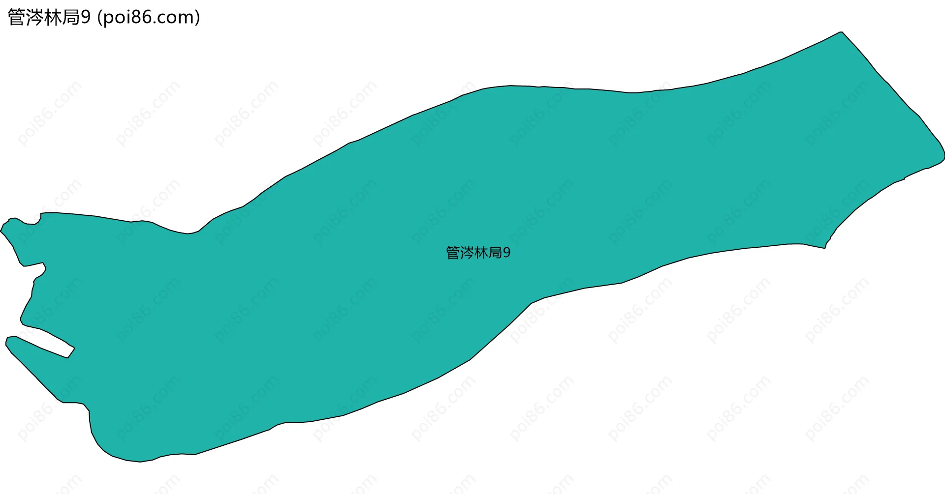 管涔林局9边界地图