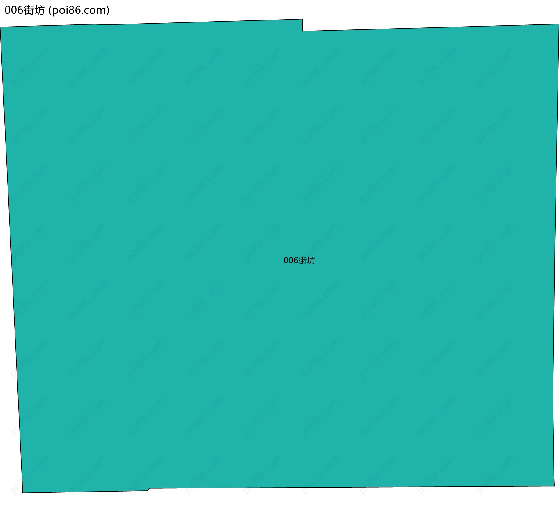 006街坊边界地图