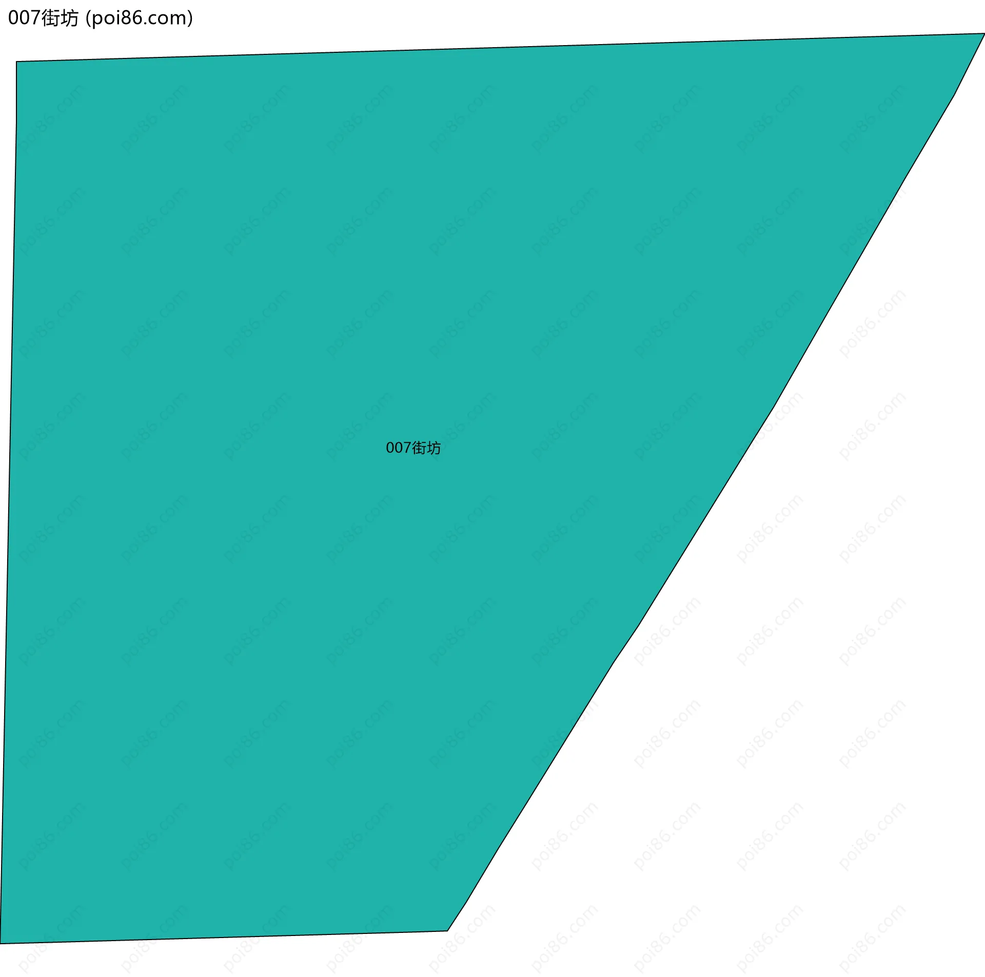 007街坊边界地图