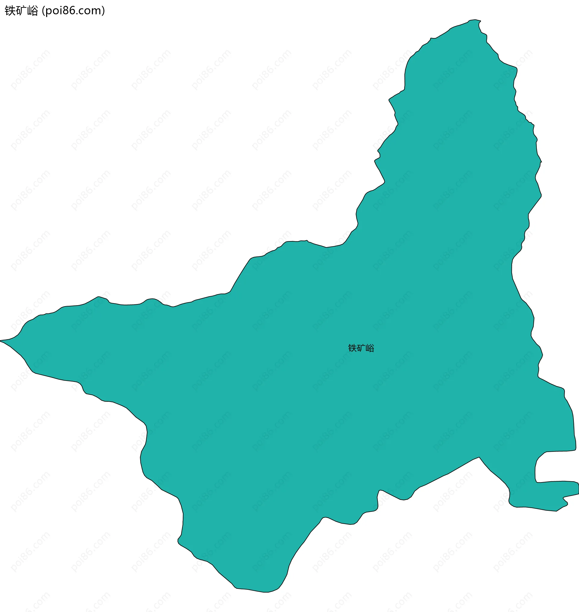 铁矿峪边界地图