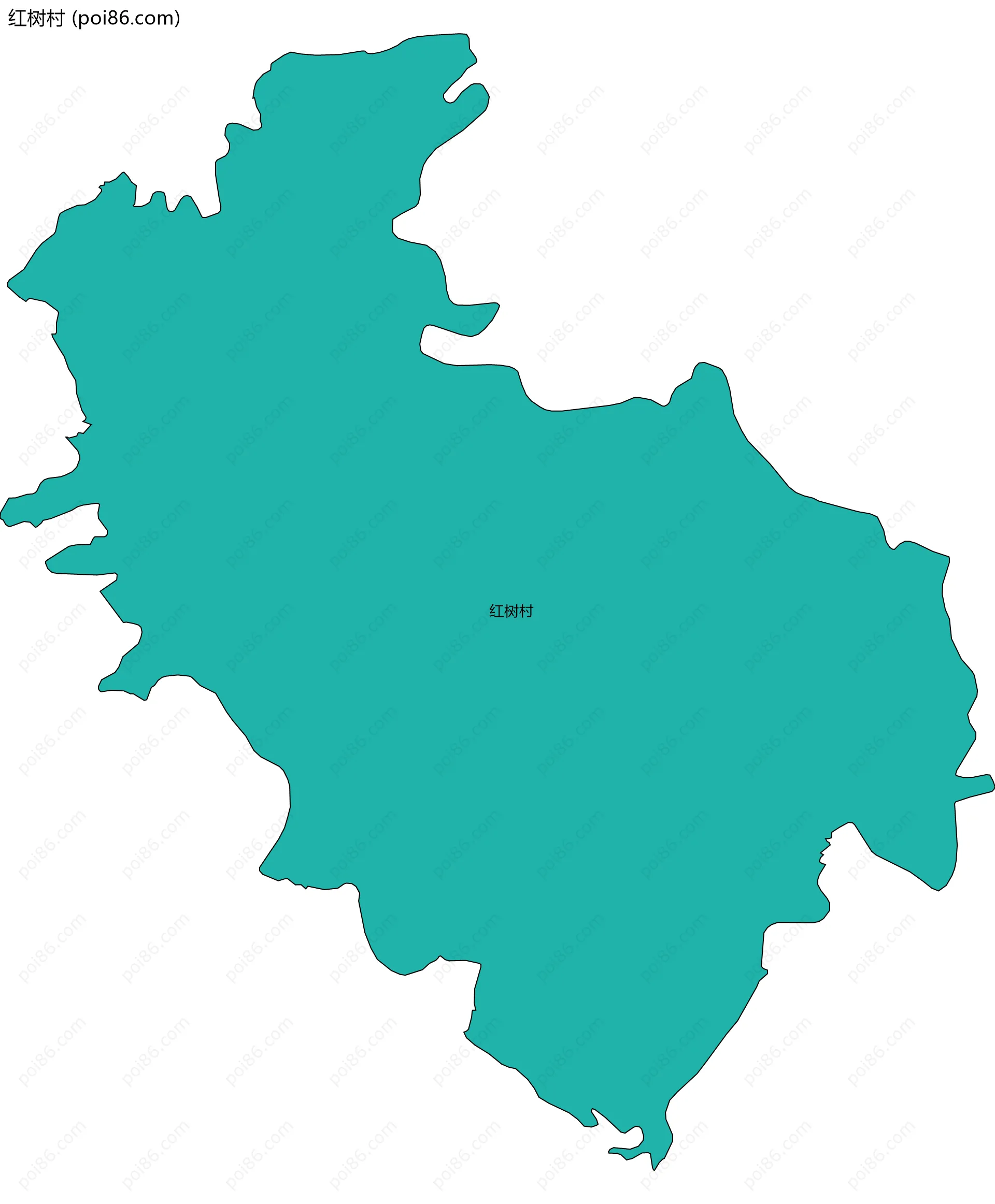 红树村边界地图