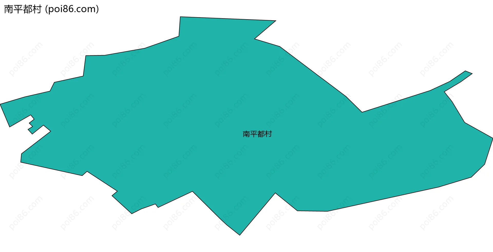 南平都村边界地图