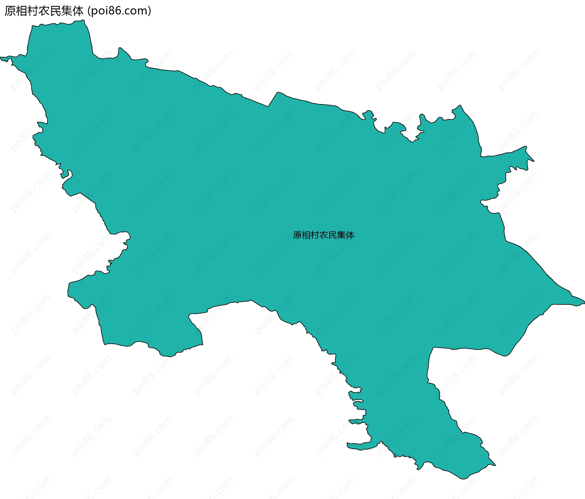 原相村农民集体边界地图