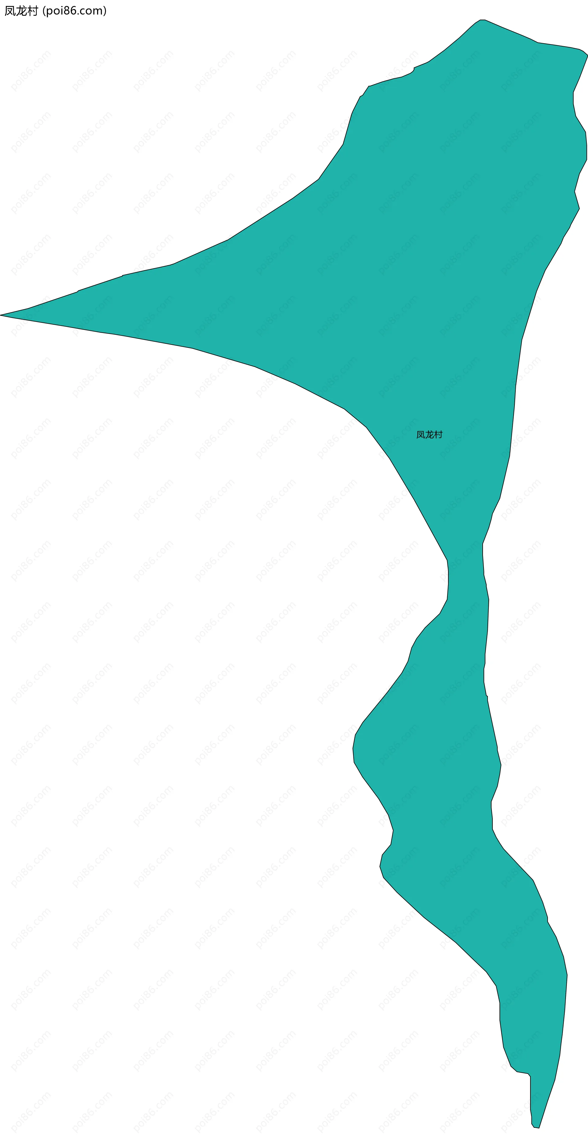 凤龙村边界地图