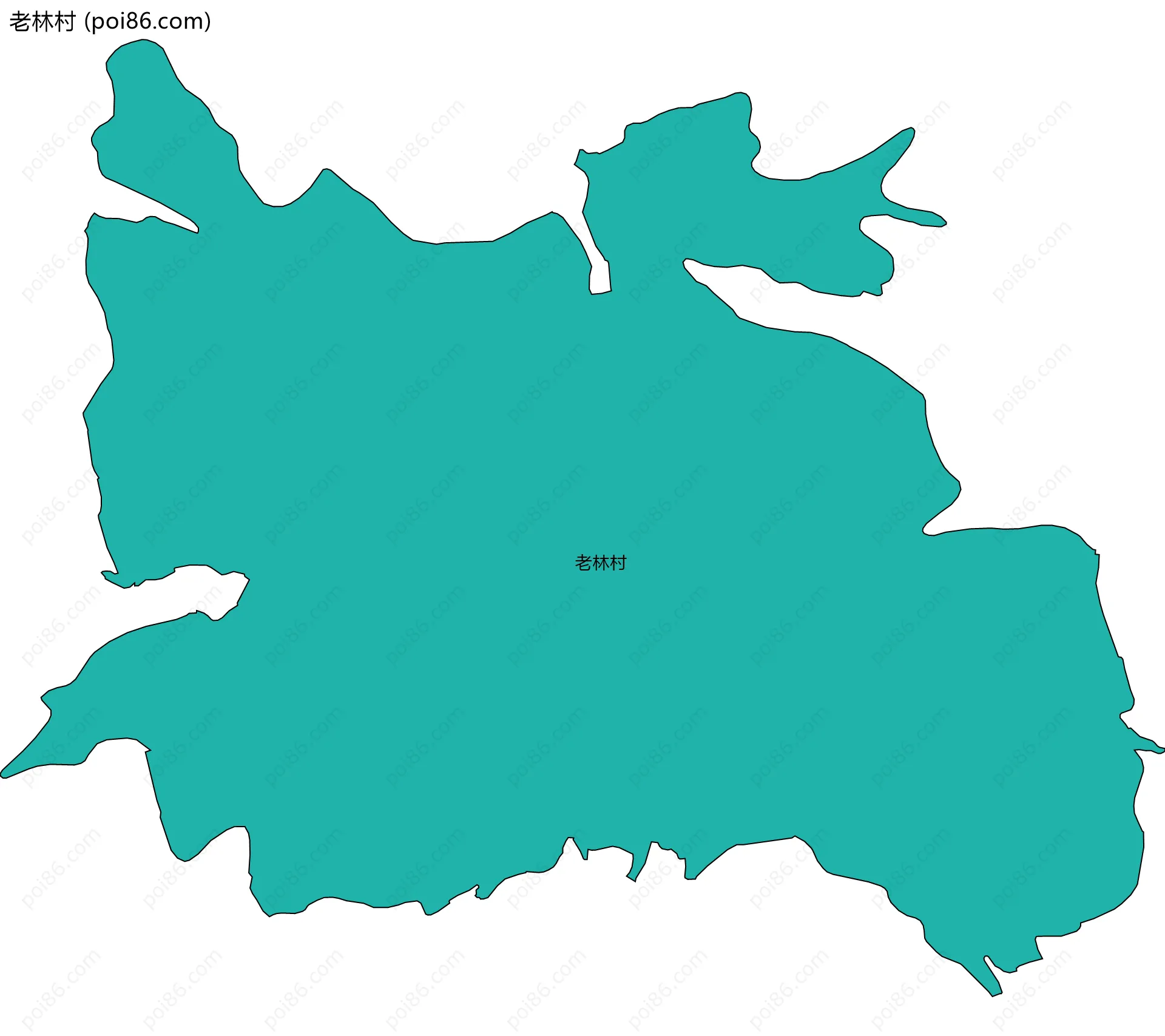 老林村边界地图
