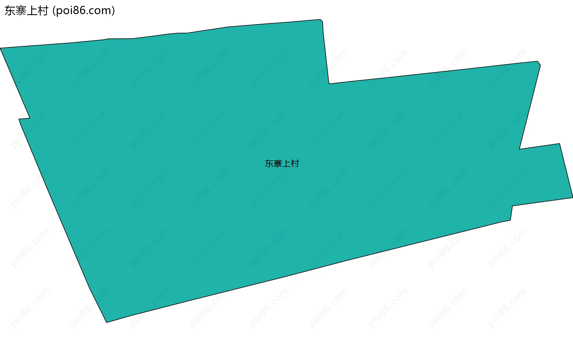 东寨上村边界地图