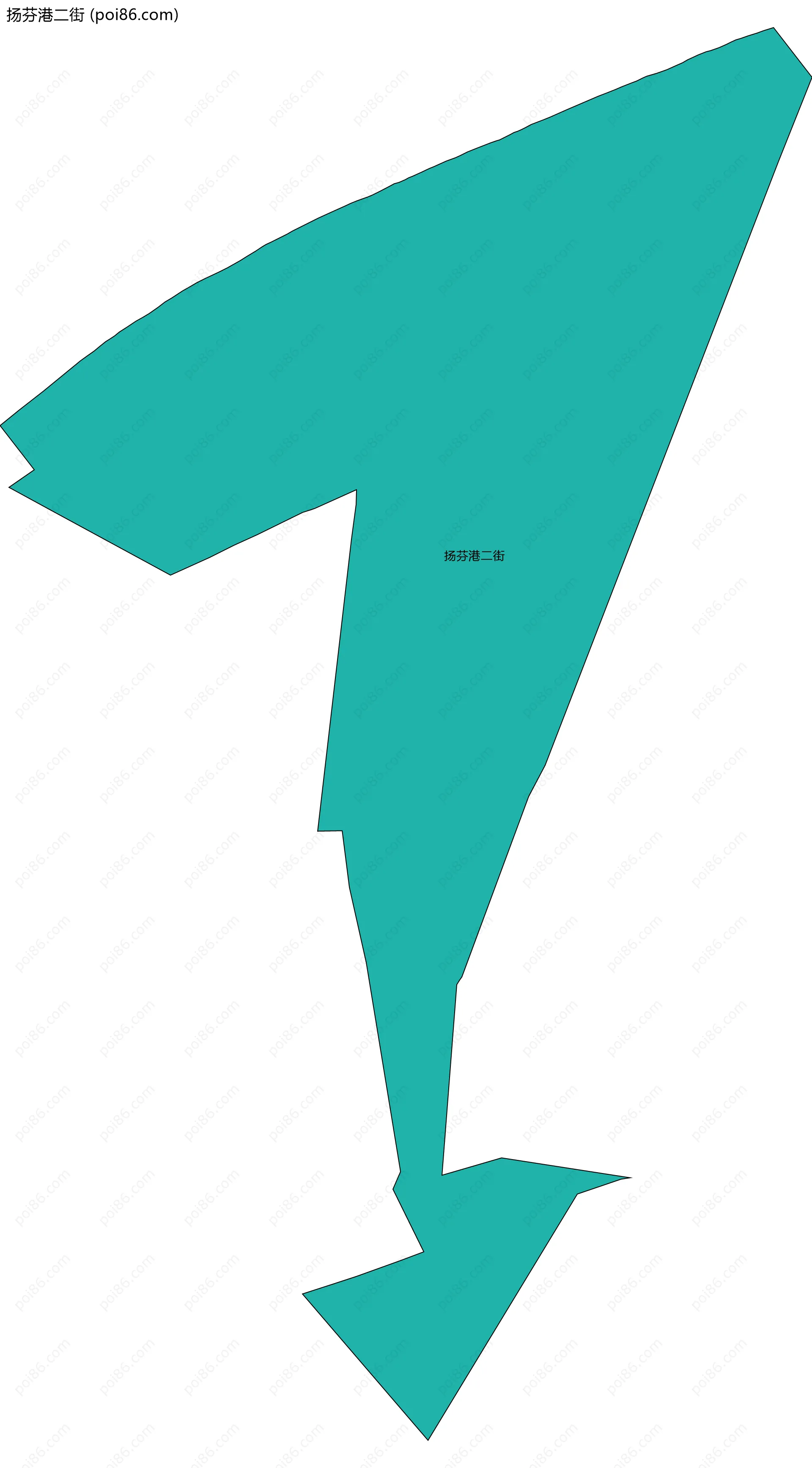 扬芬港二街边界地图