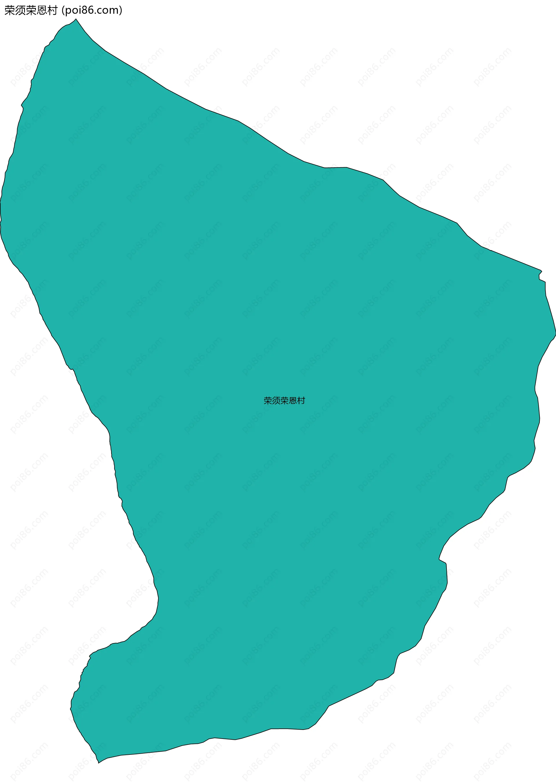 荣须荣恩村边界地图