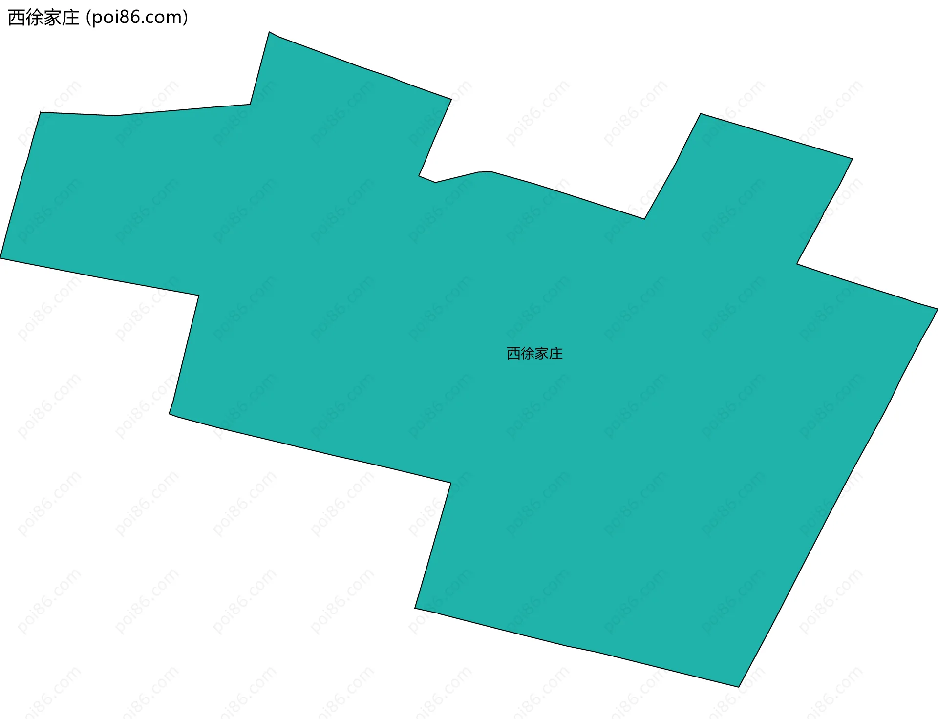 西徐家庄边界地图