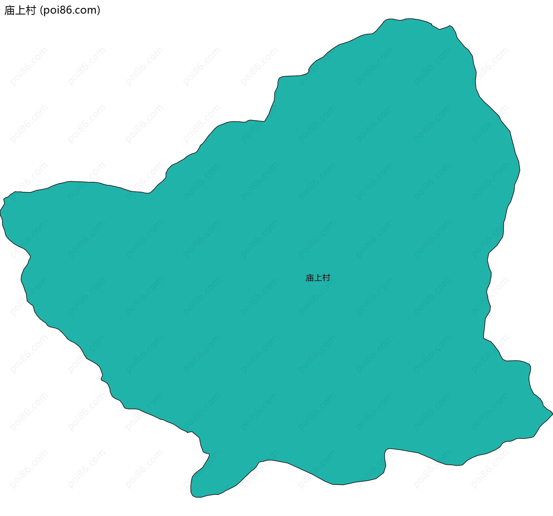 庙上村边界地图