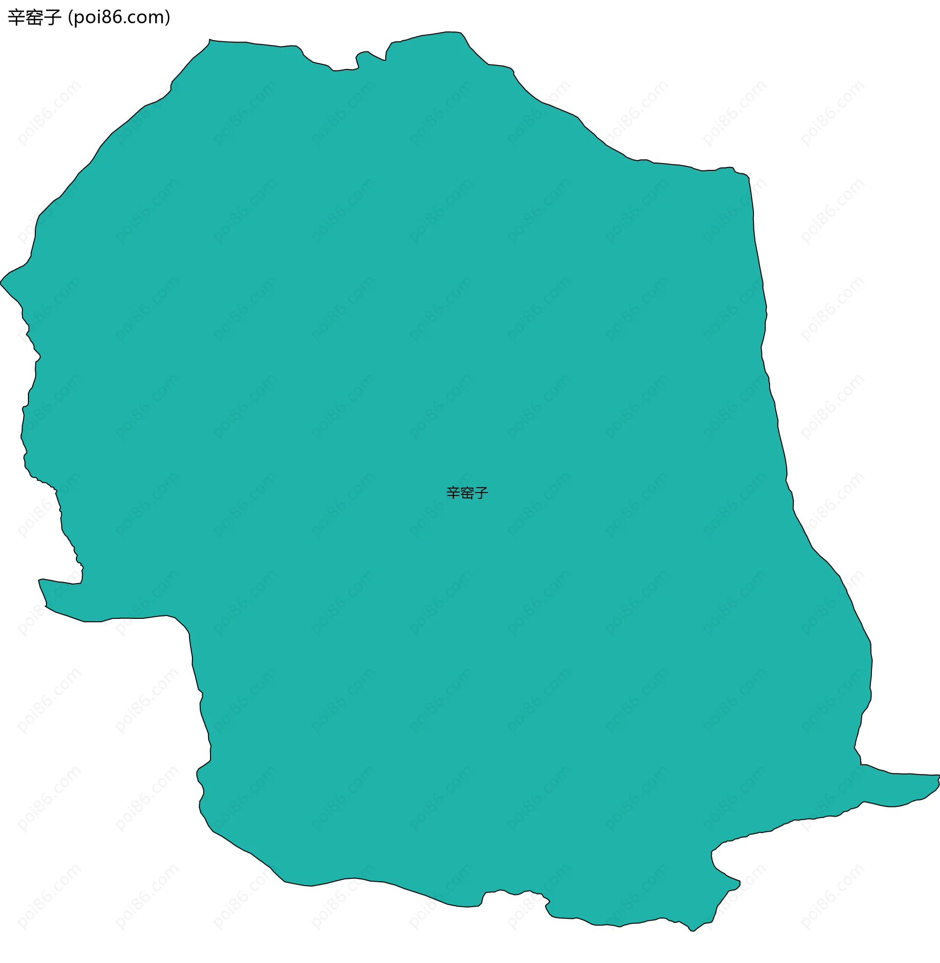 辛窑子边界地图