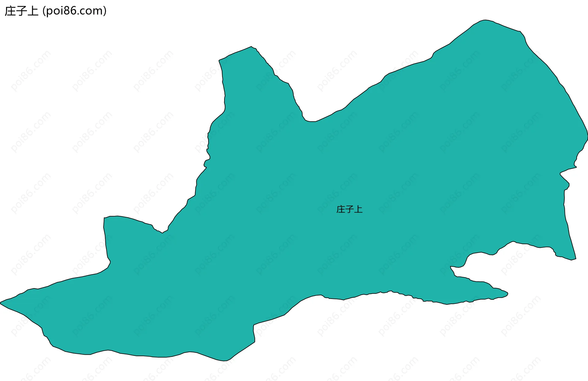庄子上边界地图