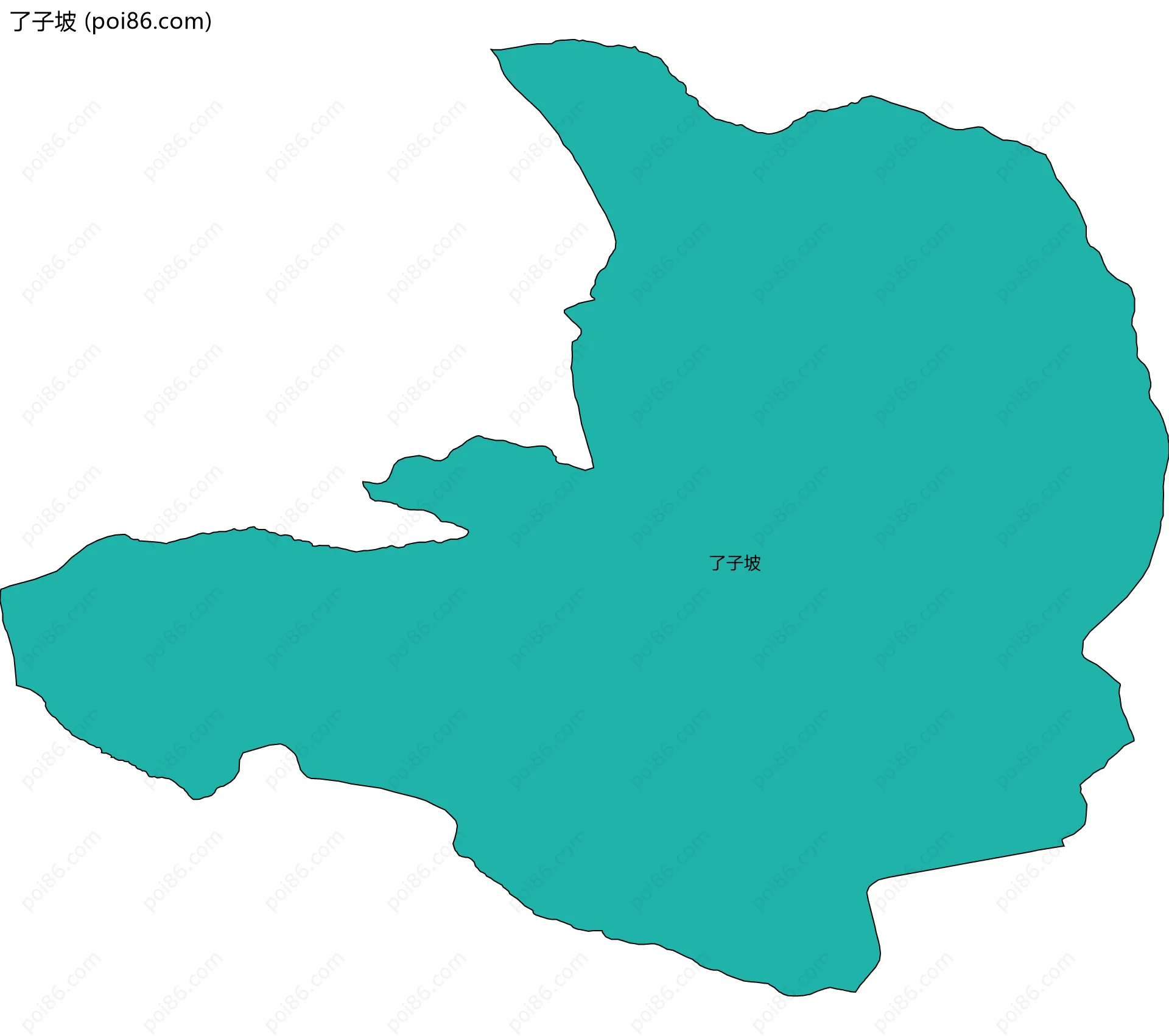了子坡边界地图