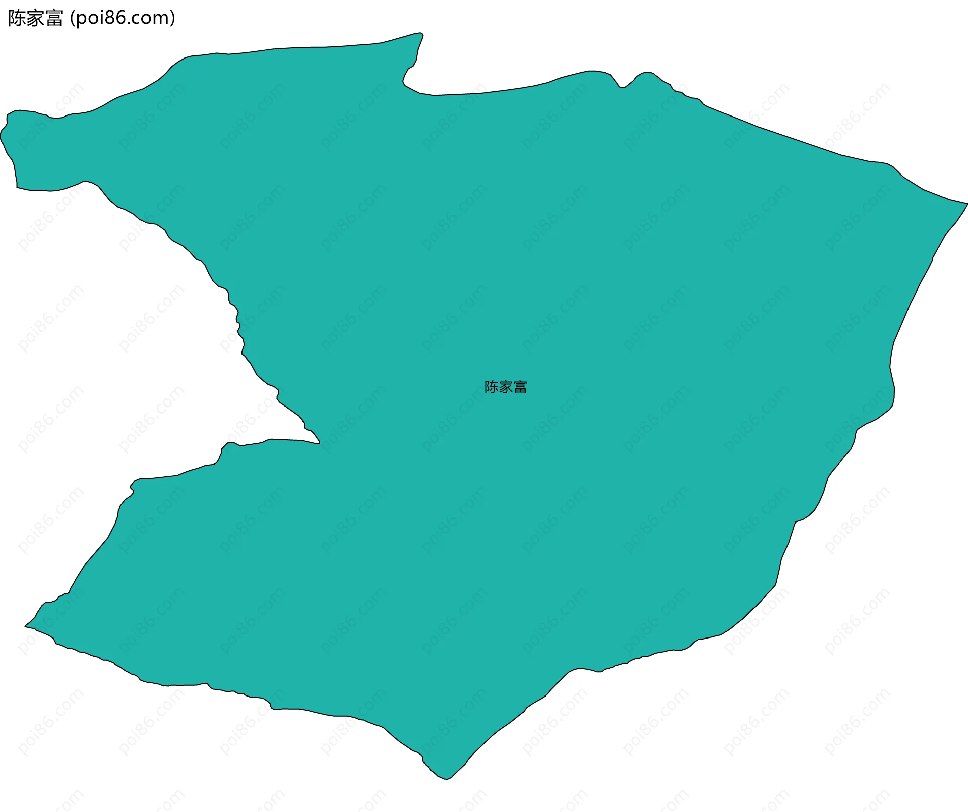 陈家富边界地图