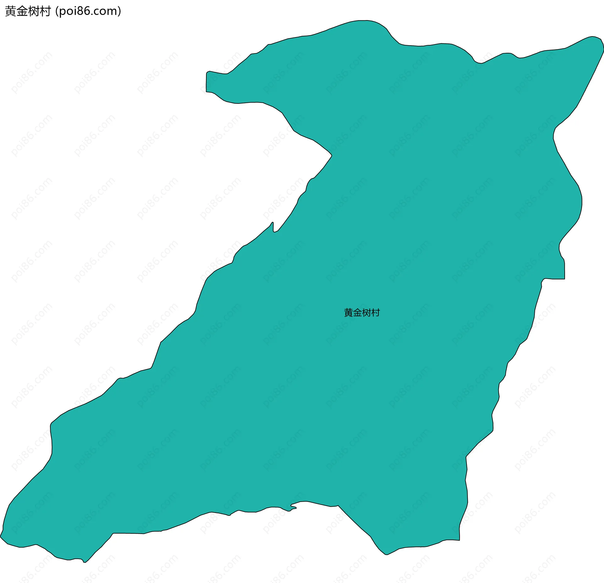 黄金树村边界地图