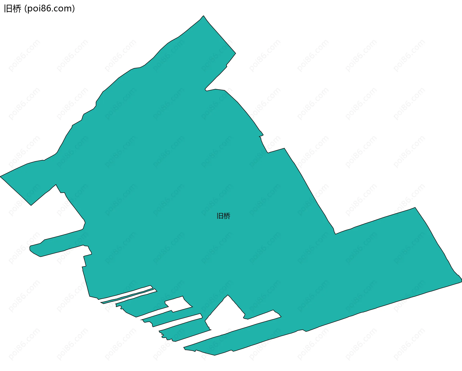 旧桥边界地图