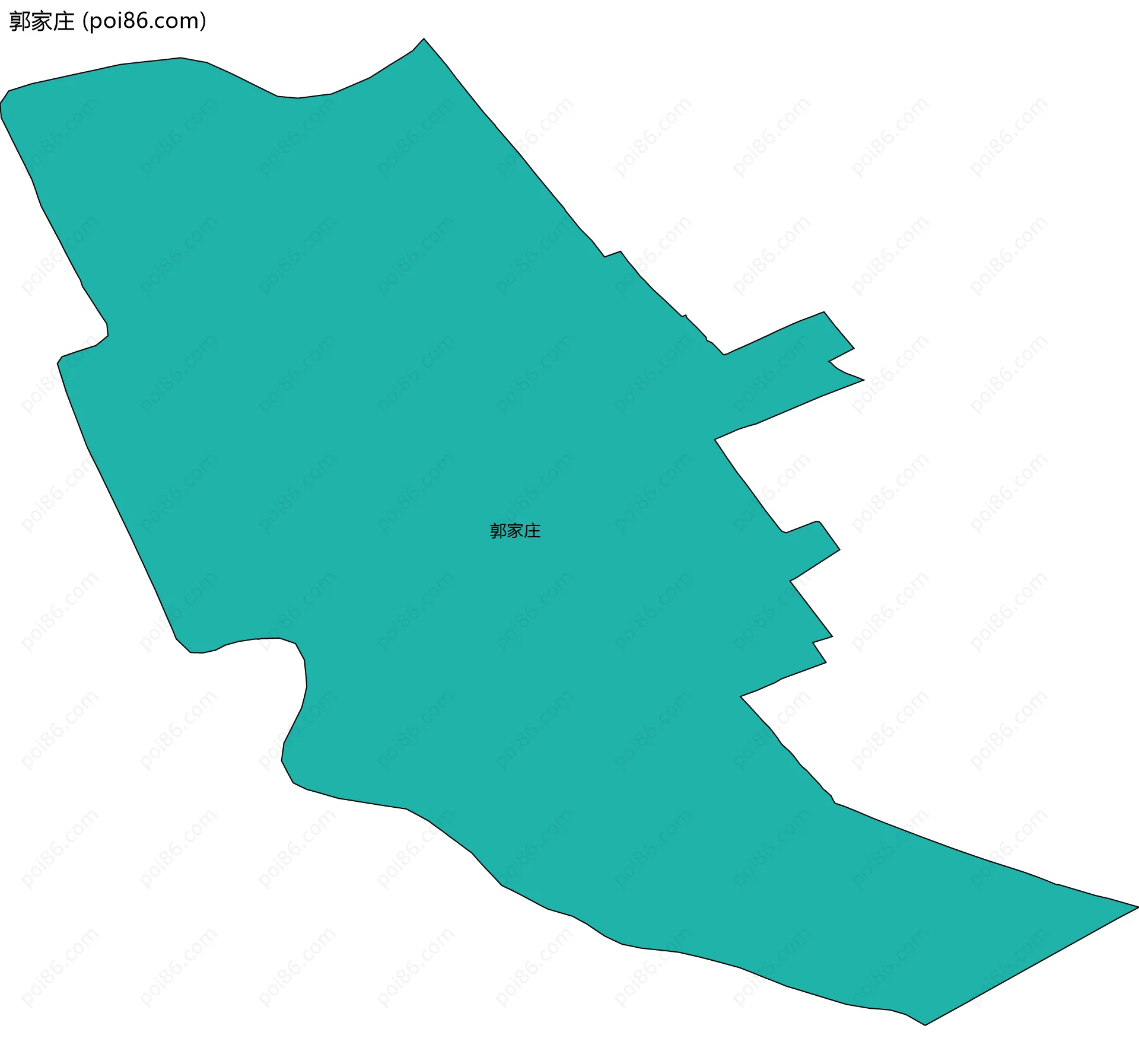 郭家庄边界地图