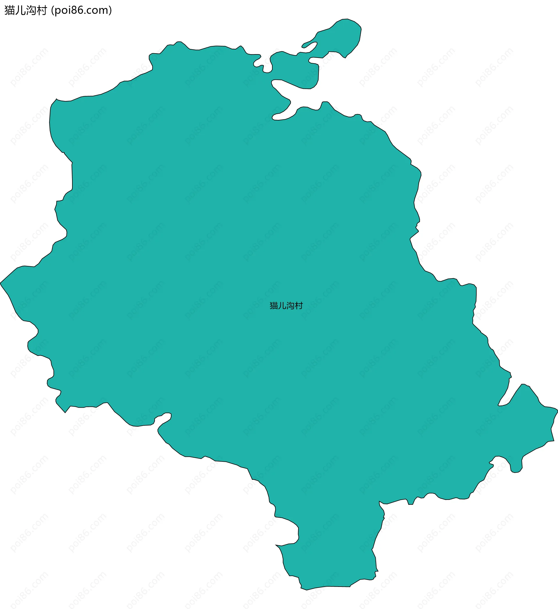 猫儿沟村边界地图