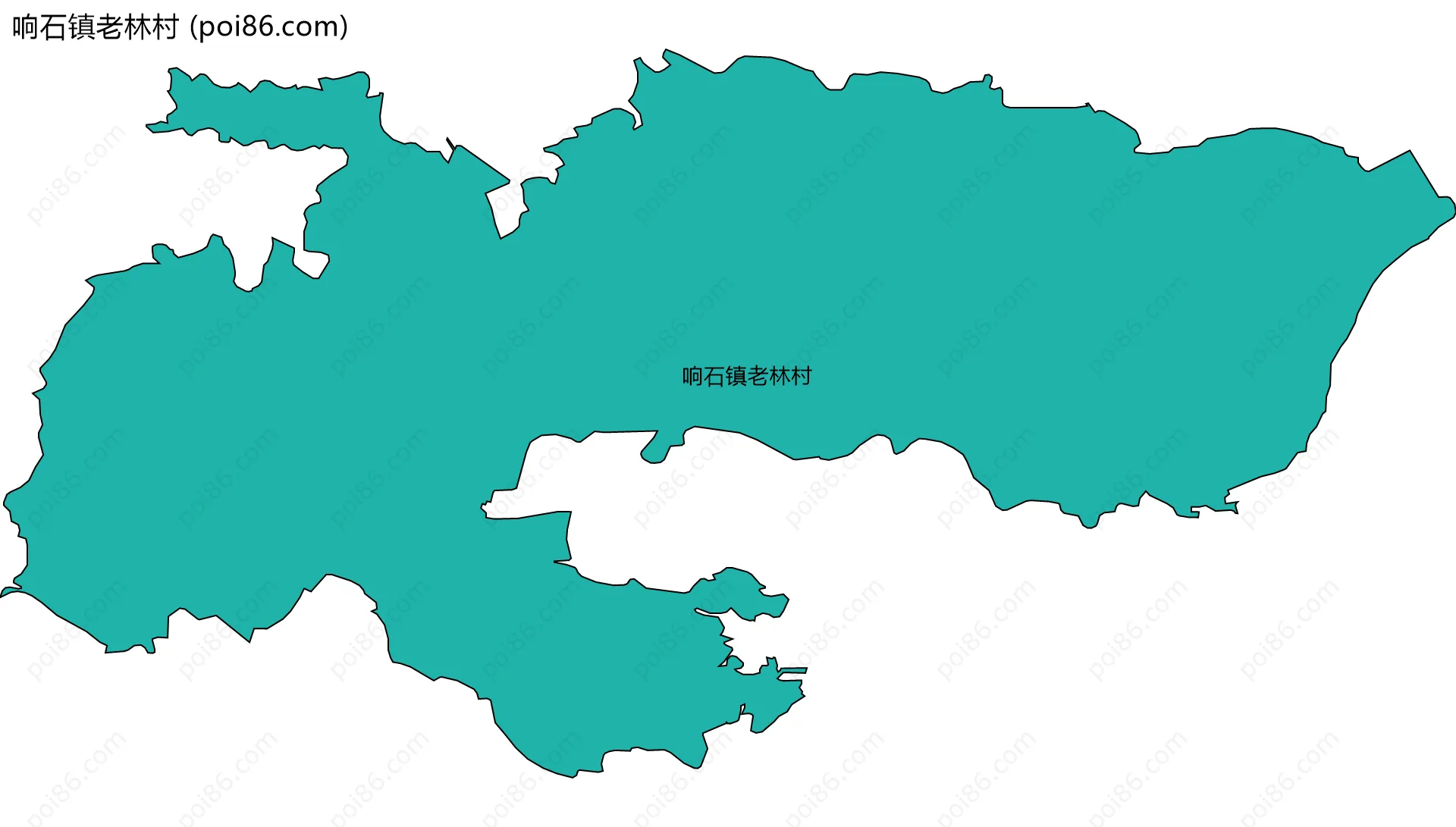 响石镇老林村边界地图